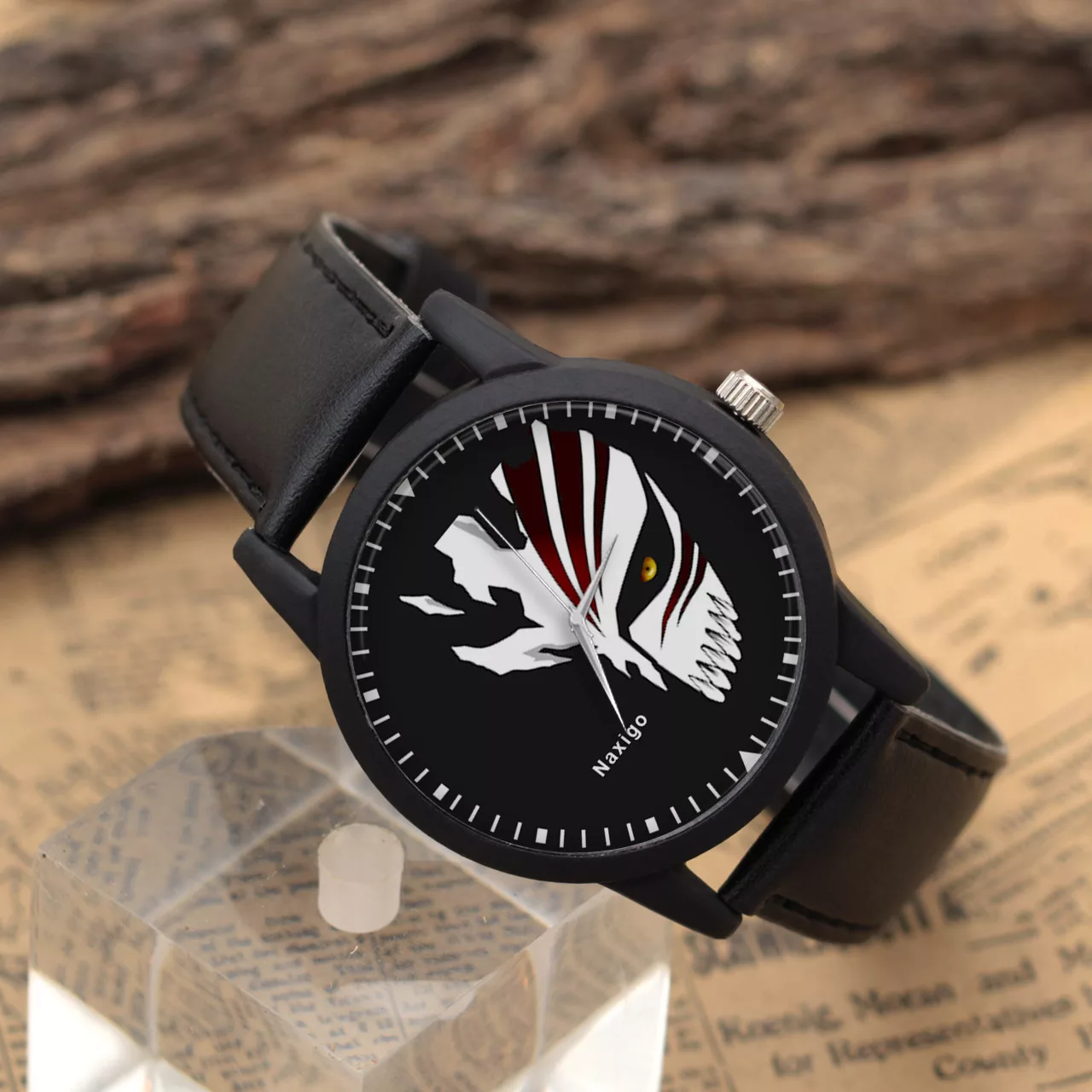 ساعت مچی عقربه ای ناکسیگو مدل انیمه Bleach کد LF13157