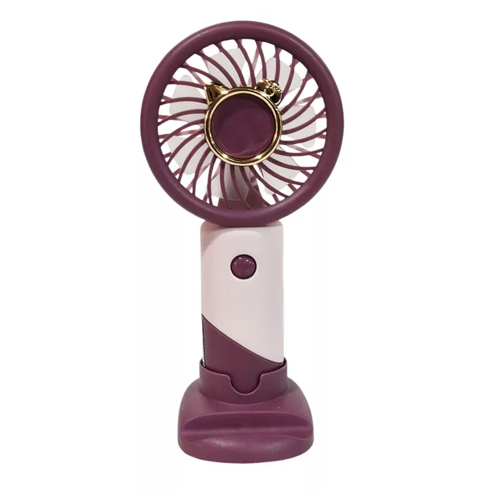 پنکه شارژی مدل فانتزی پایه دار کد 195