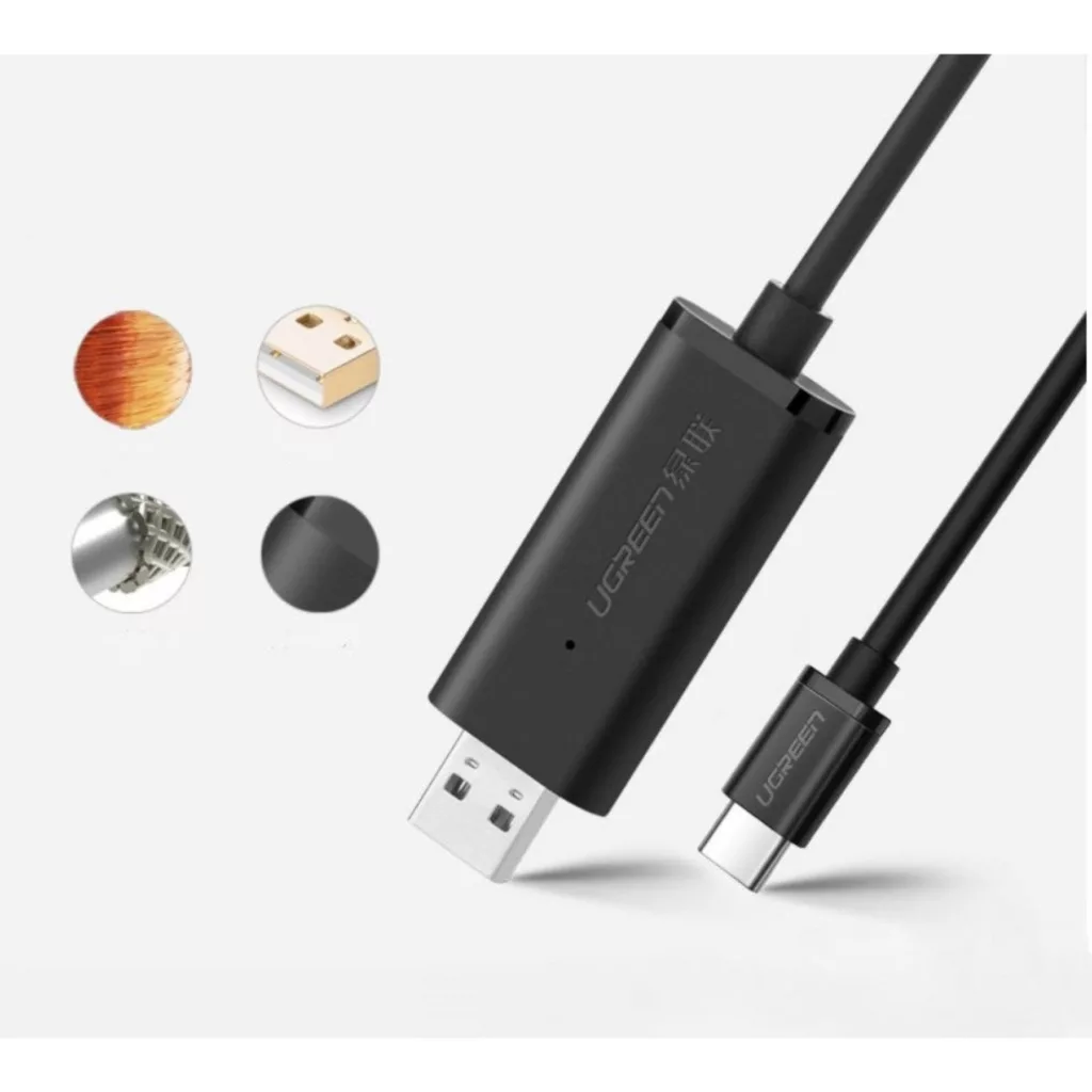 کابل USB  به USB-C یوگرین مدل US318 - 70420 طول 2 متر