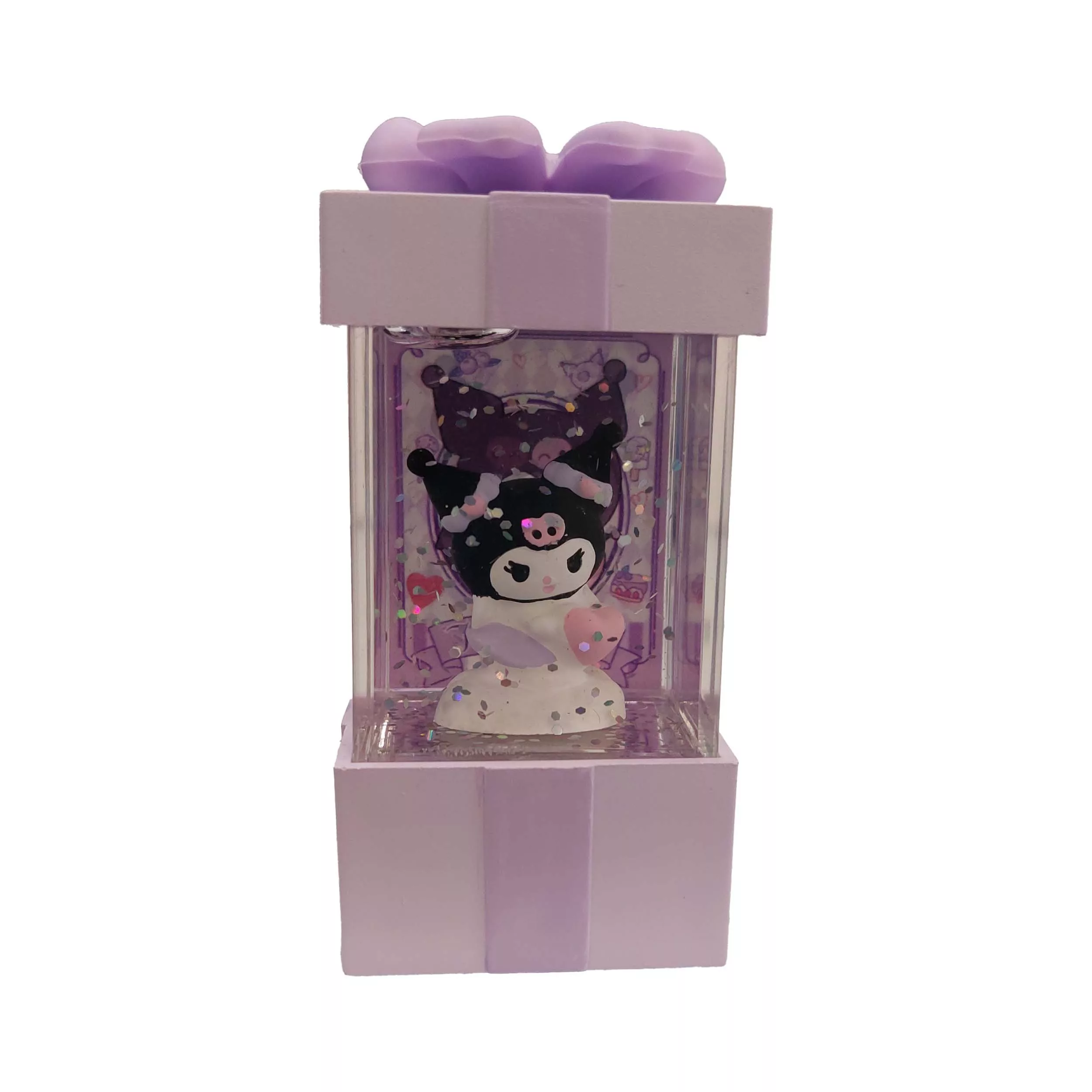 چراغ خواب کودک مدل آکواریومی اکلیلی کرومی طرح قلب