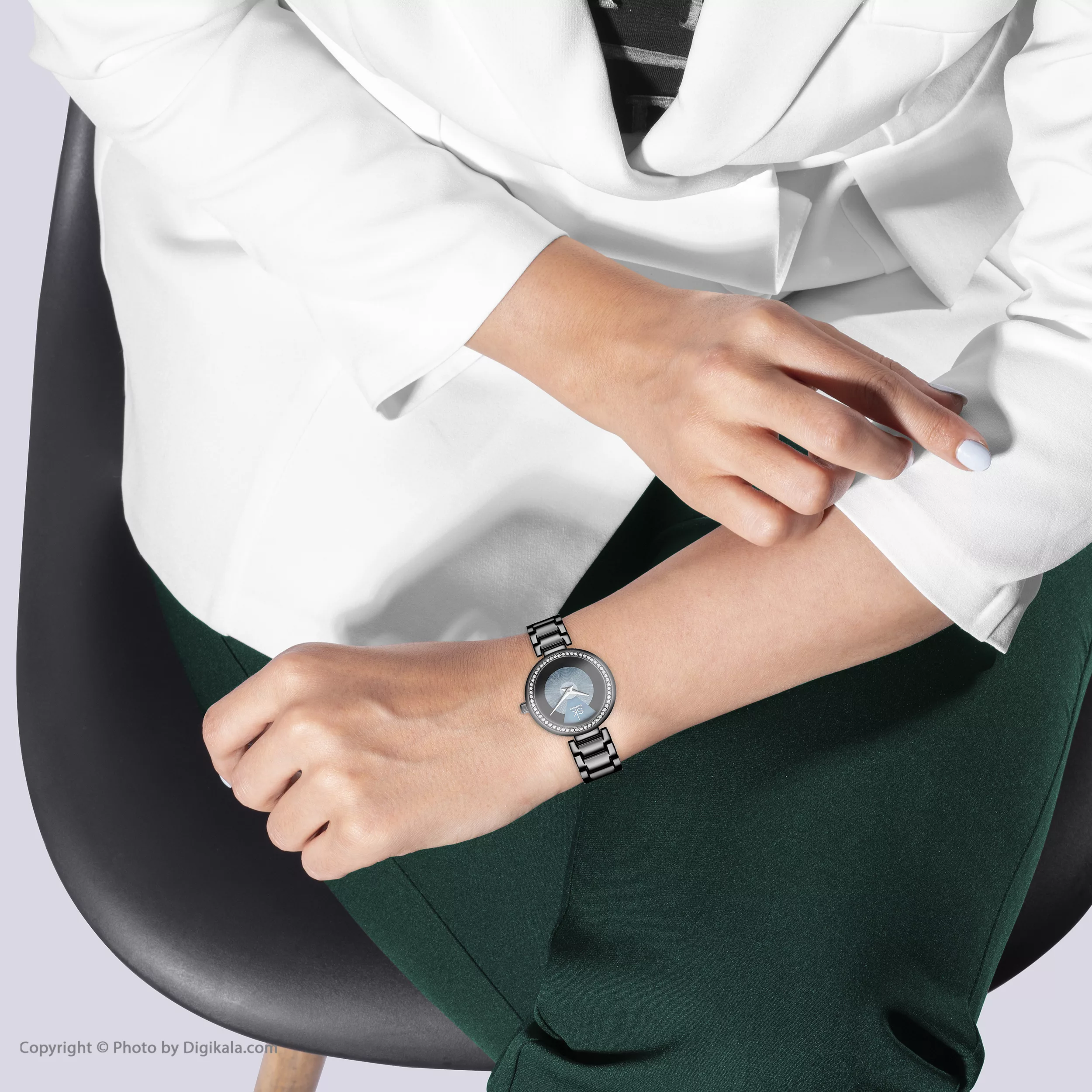 ساعت مچی عقربه ای زنانه اس کا مدل K0112L-BLC