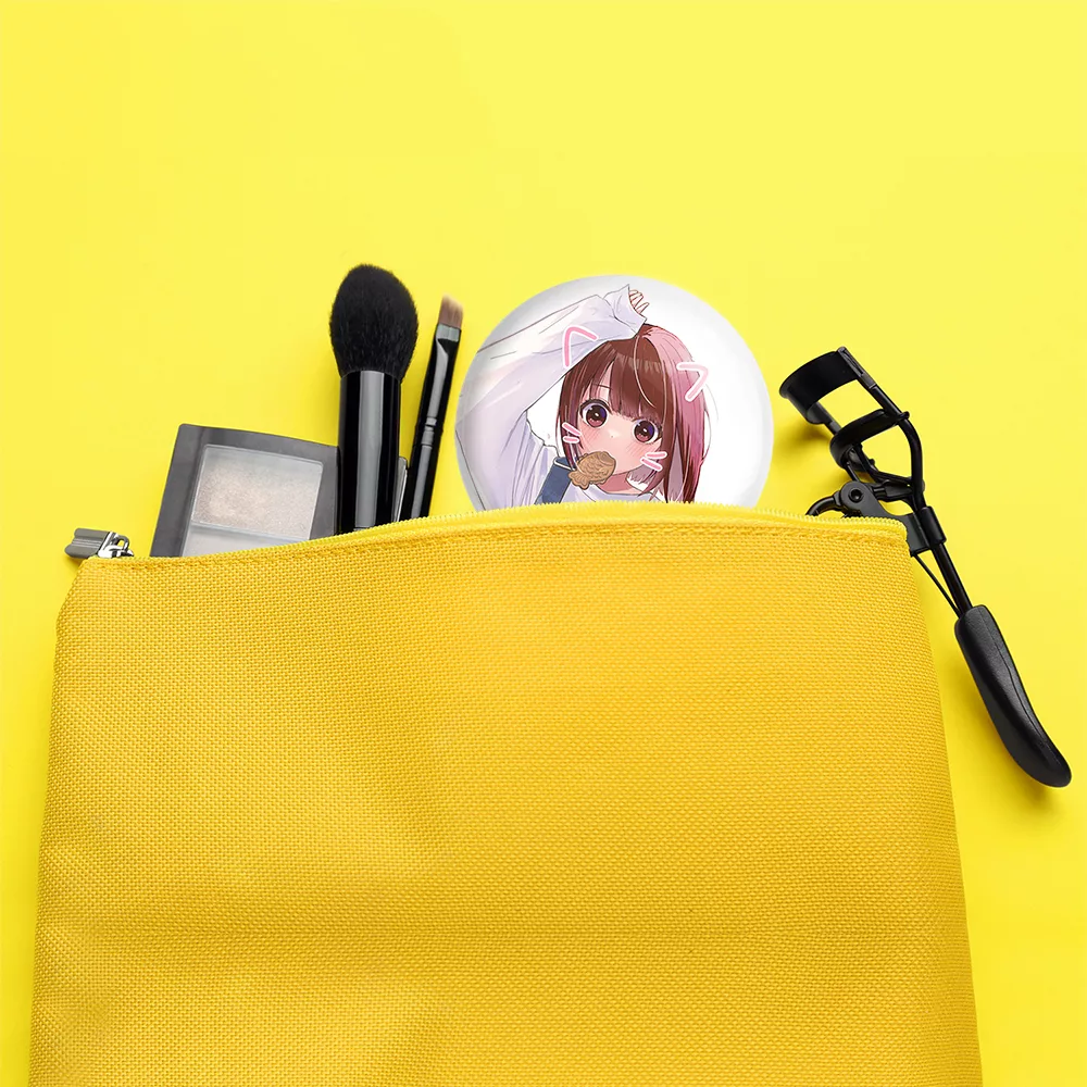 آینه جیبی خندالو مدل کانا انیمه اوشی نو کو کد 31205