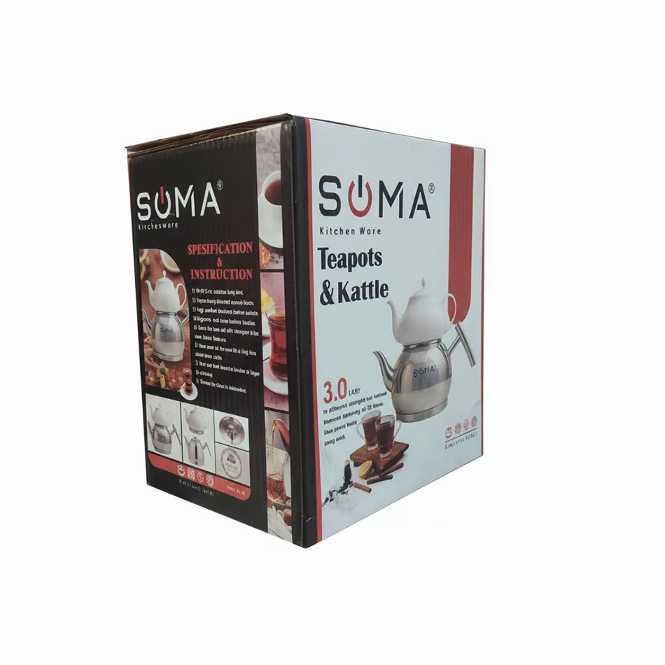 ست کتری و قوری سوما مدل so-304 گنجایش کتری 2/5 لیتر گنجایش قوری 1/5 لیتر