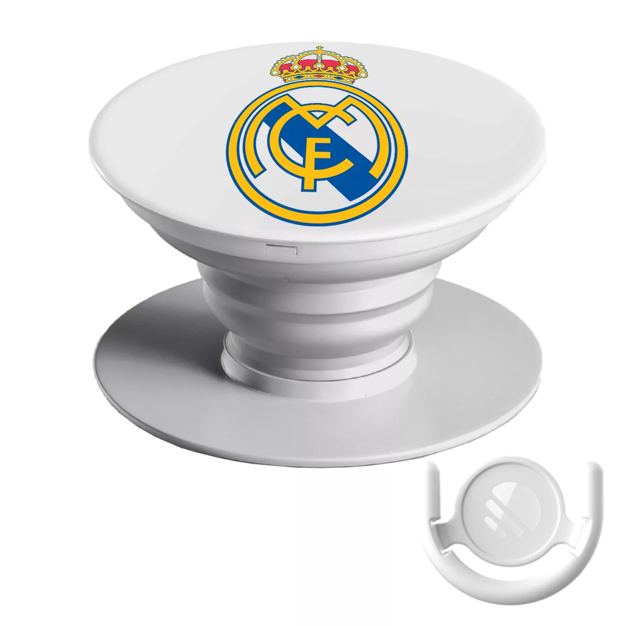 پایه نگهدارنده گوشی موبایل پاپ سوکت مگافون طرح رئال مادرید مدل 9613 به همراه پاپ کلیپ