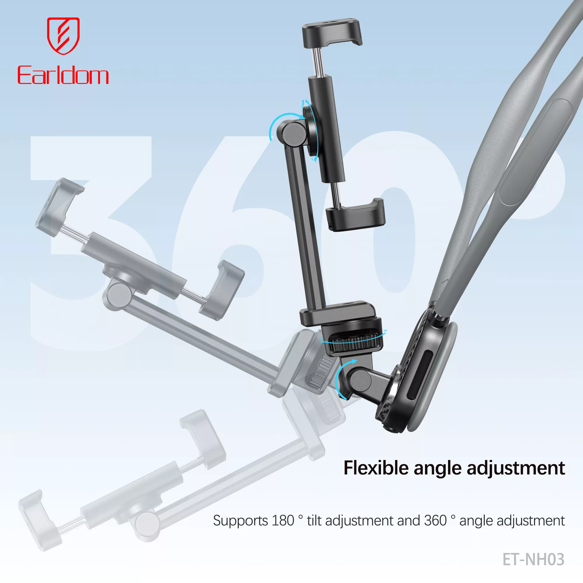 نگهدارنده گوشی موبایل گردنی ارلدام مدل NH03