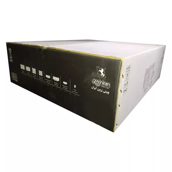 سرویس غذاخوری 30 پارچه چینی زرین ایران سری وینچی الیسه مدل ابریشم درجه عالی