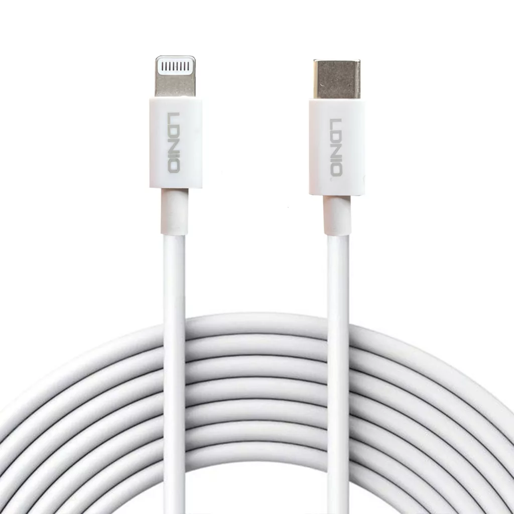 کابل تبدیل USB-C به لایتنینگ الدینیو مدل iphone-12Pro طول 1 متر