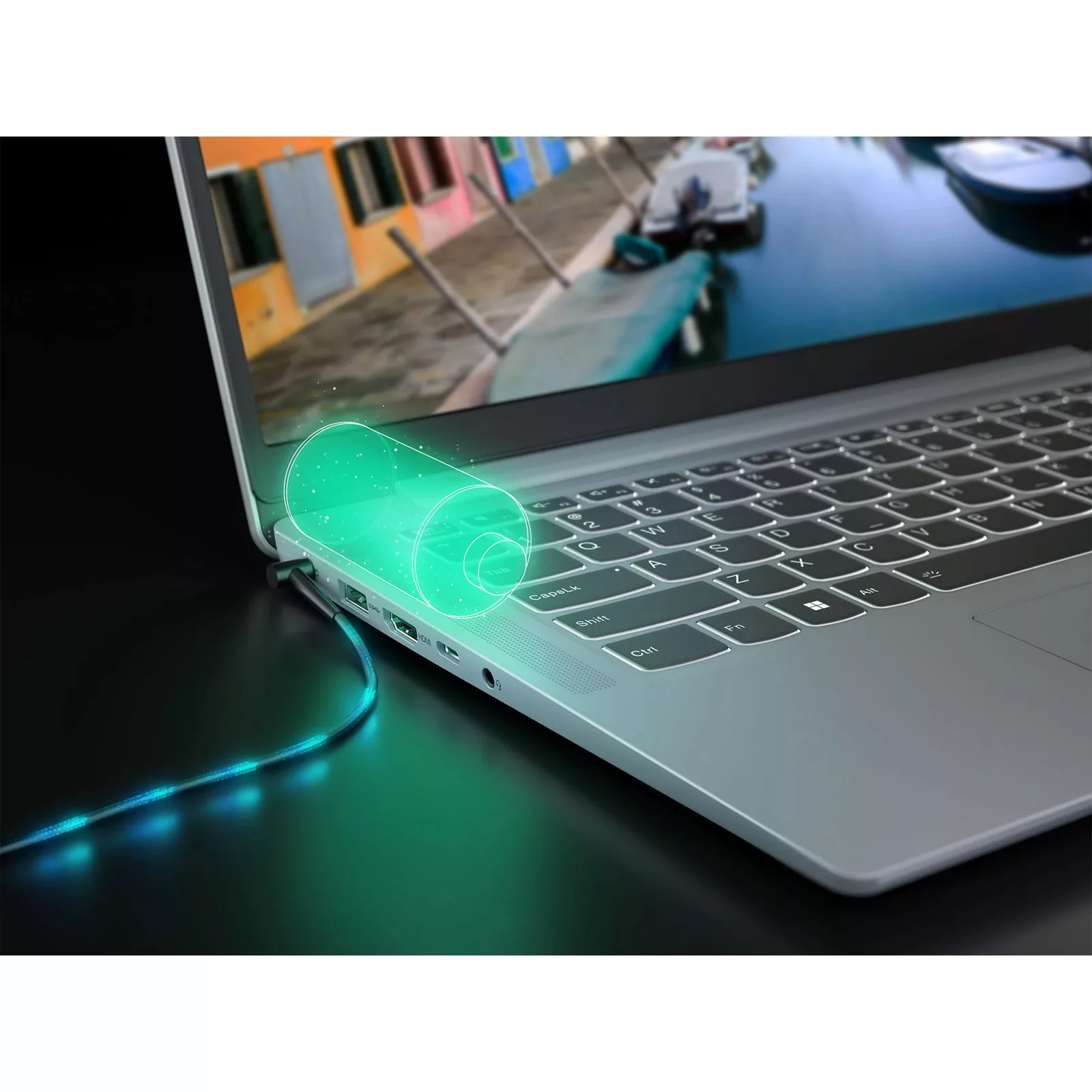 لپ تاپ 14 اینچی لنوو مدل IdeaPad Slim 3 14IRU8-i3 1315U-8GB LPDDR5 4800MHz-256GB SSD-TN-W - کاستوم شده