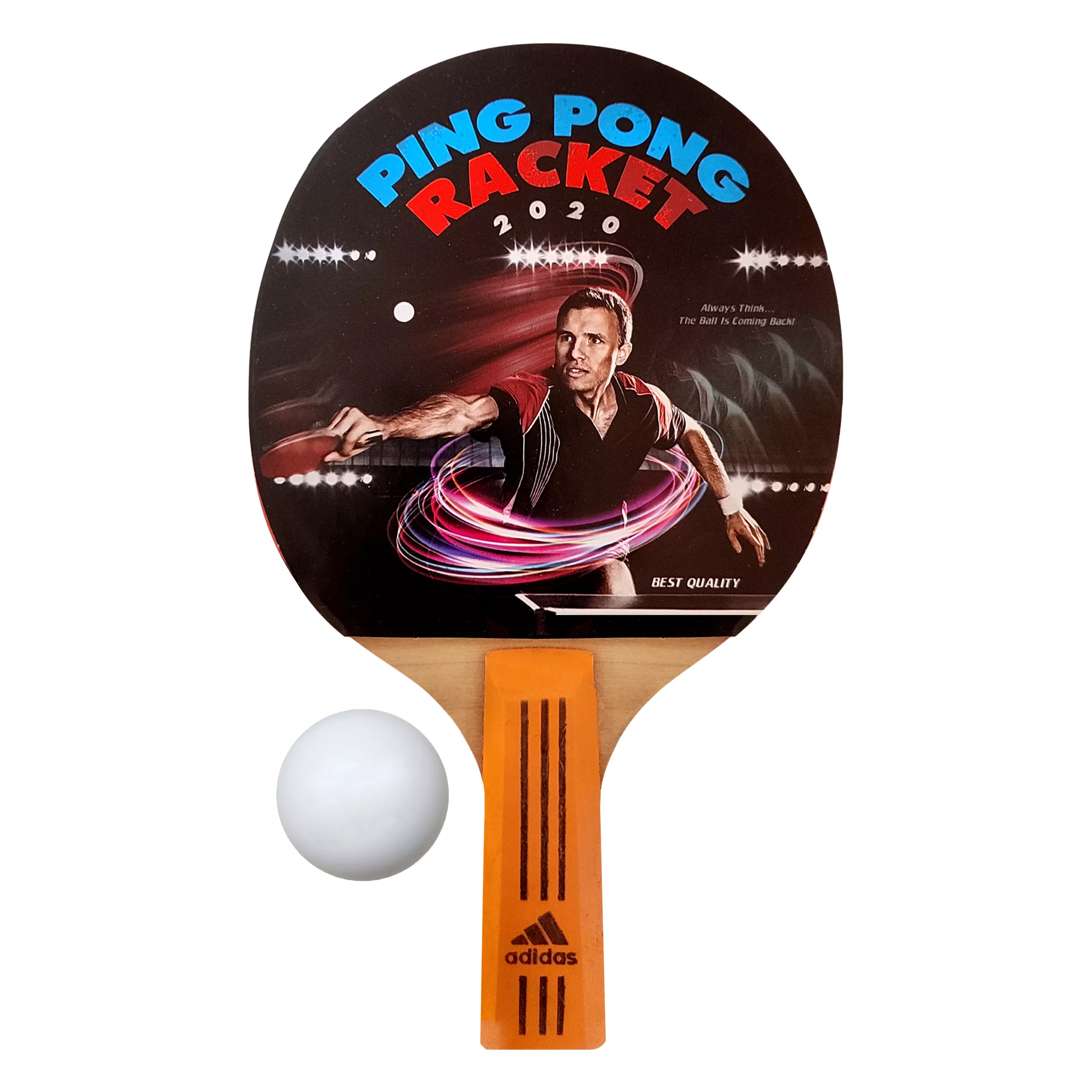 راکت پینگ پنگ مدل فروردین به همراه توپ