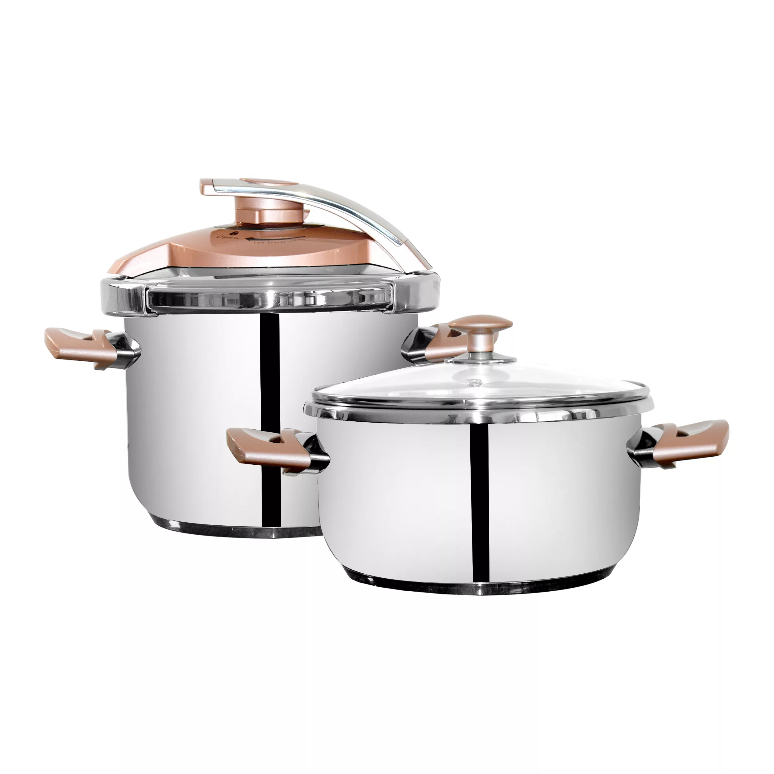 زودپز دوقلو کاهرمانلار مدل Delux گنجایش 6 لیتر زودپز دوقلو کاهرمانلار مدل Delux گنجایش 6 لیتر