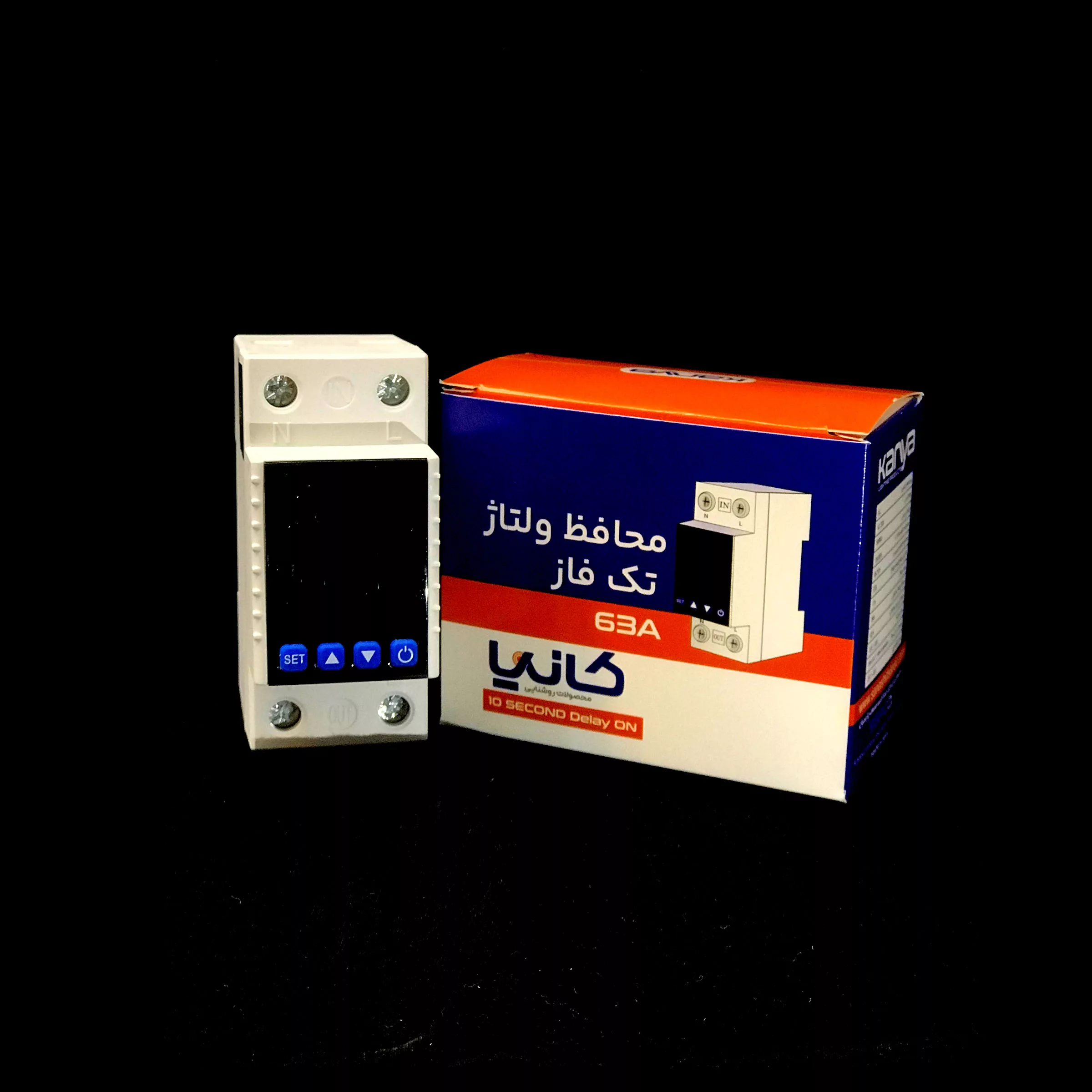 محافظ ولتاژ کانیا مدل دیجیتالی تک فاز
