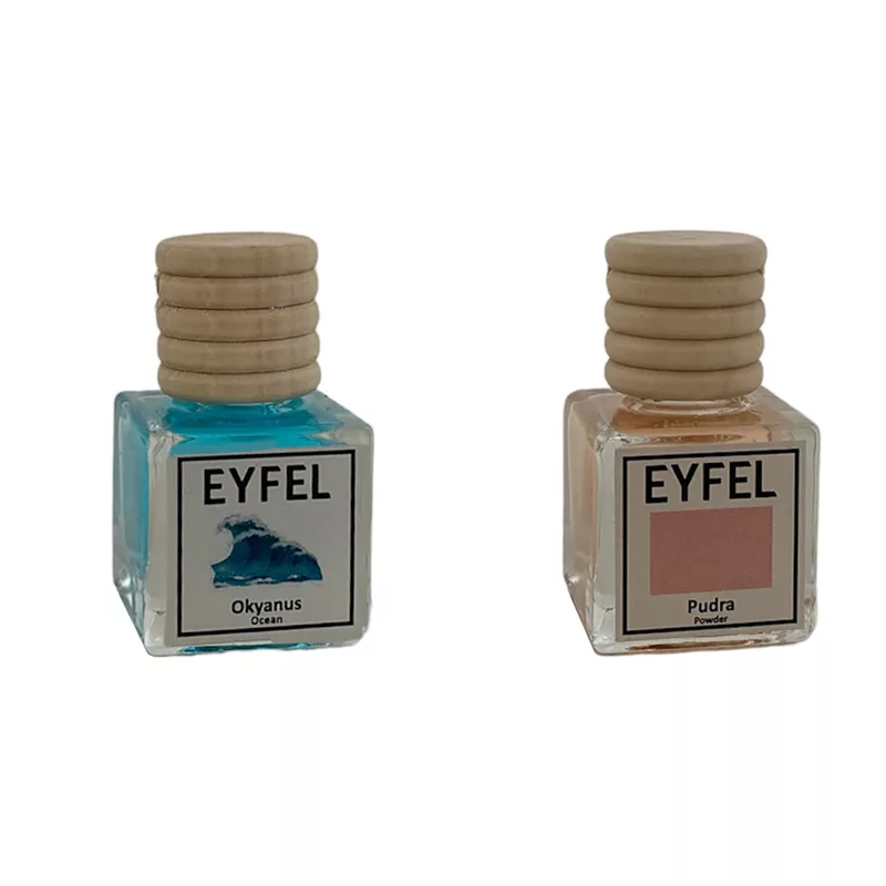 خوشبوکننده خودرو مدل اقیانوس و پودر حجم 10 میلی لیتر مجموعه 2 عددی