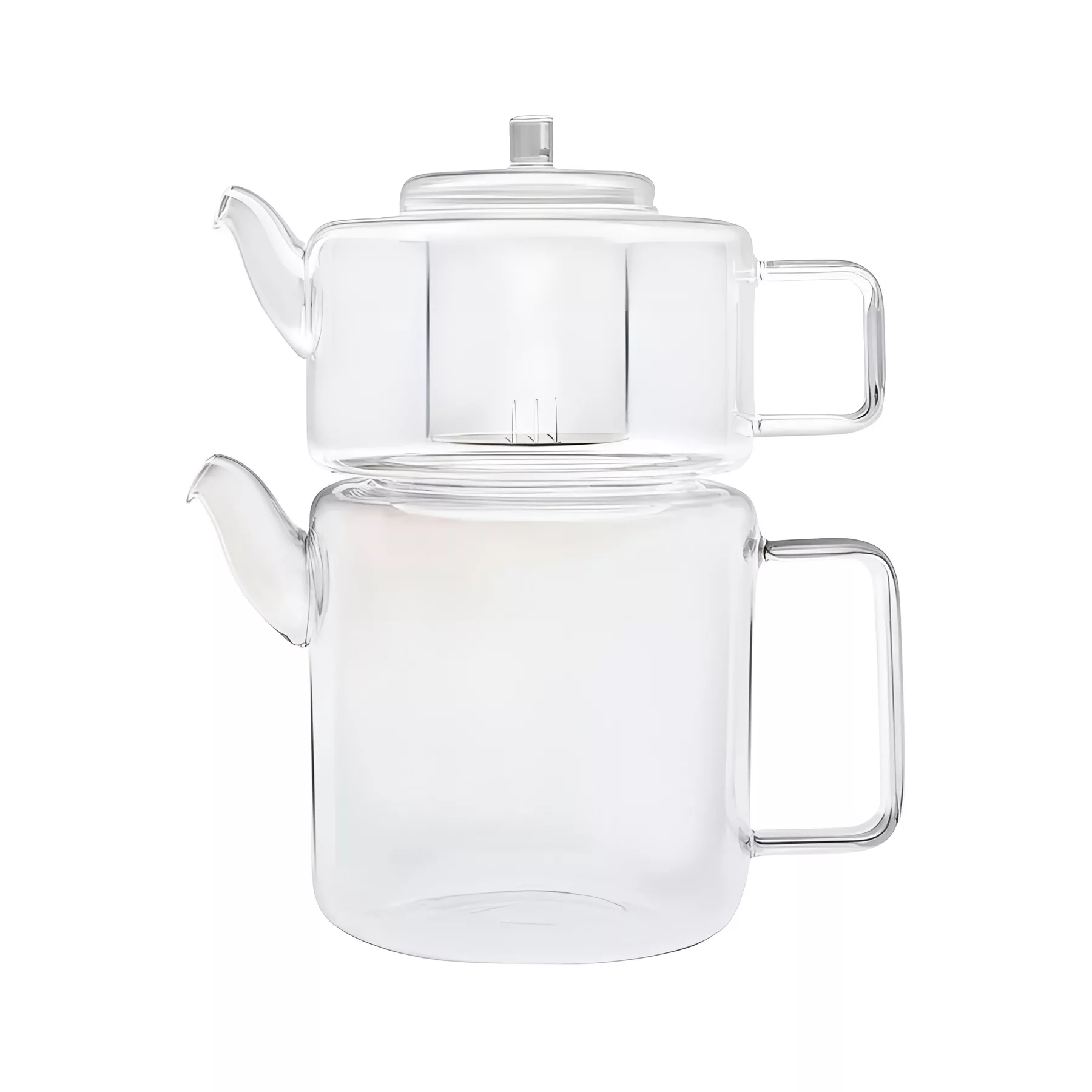 ست کتری و قوری مدل شیشه ای کد prx-2+1.2