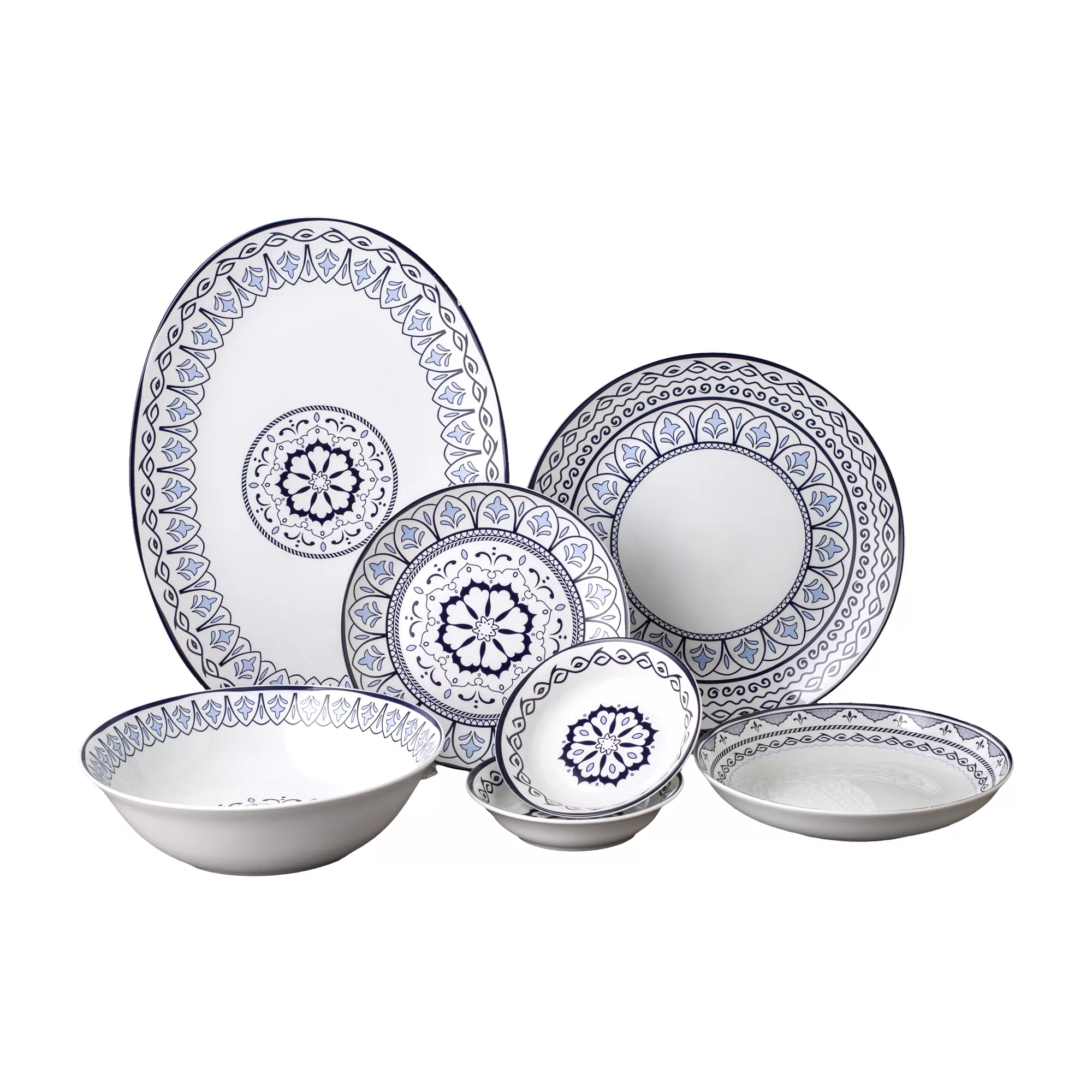 سرویس غذاخوری 26 پارچه 6 نفر مقصود مدل یارین