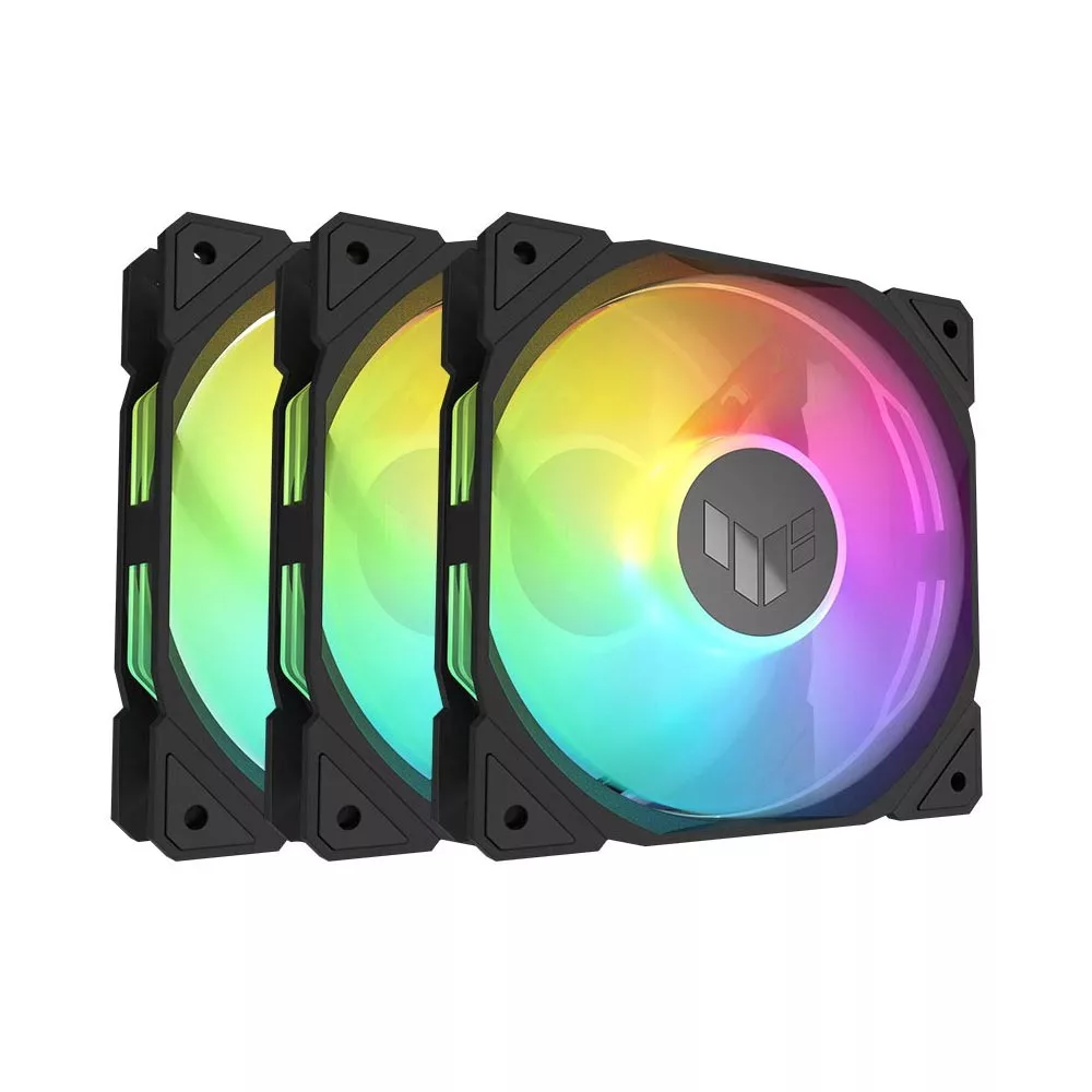 فن کیس ایسوس مدل TUF GAMING TR120 ARGB BK بسته 3 عددی