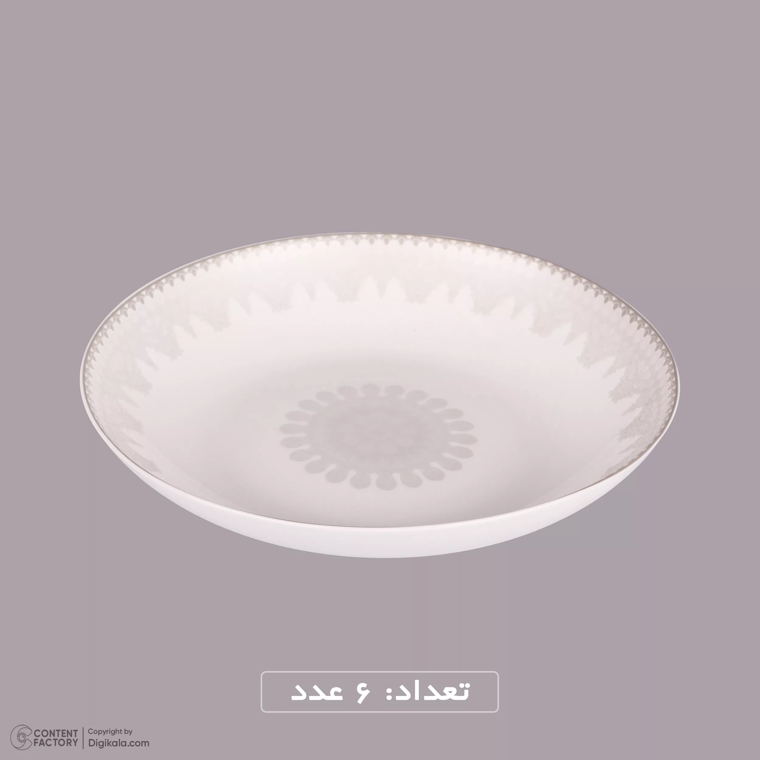 سرویس غذاخوری 18 پارچه 6 نفر شانی مدل 1040