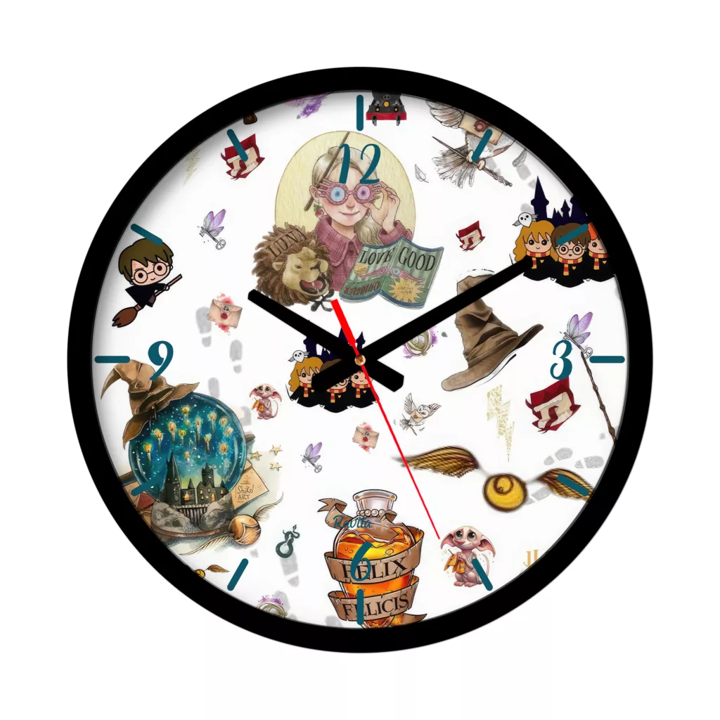 ساعت دیواری کوارتز راویتا مدل هری پاتر کد 3618