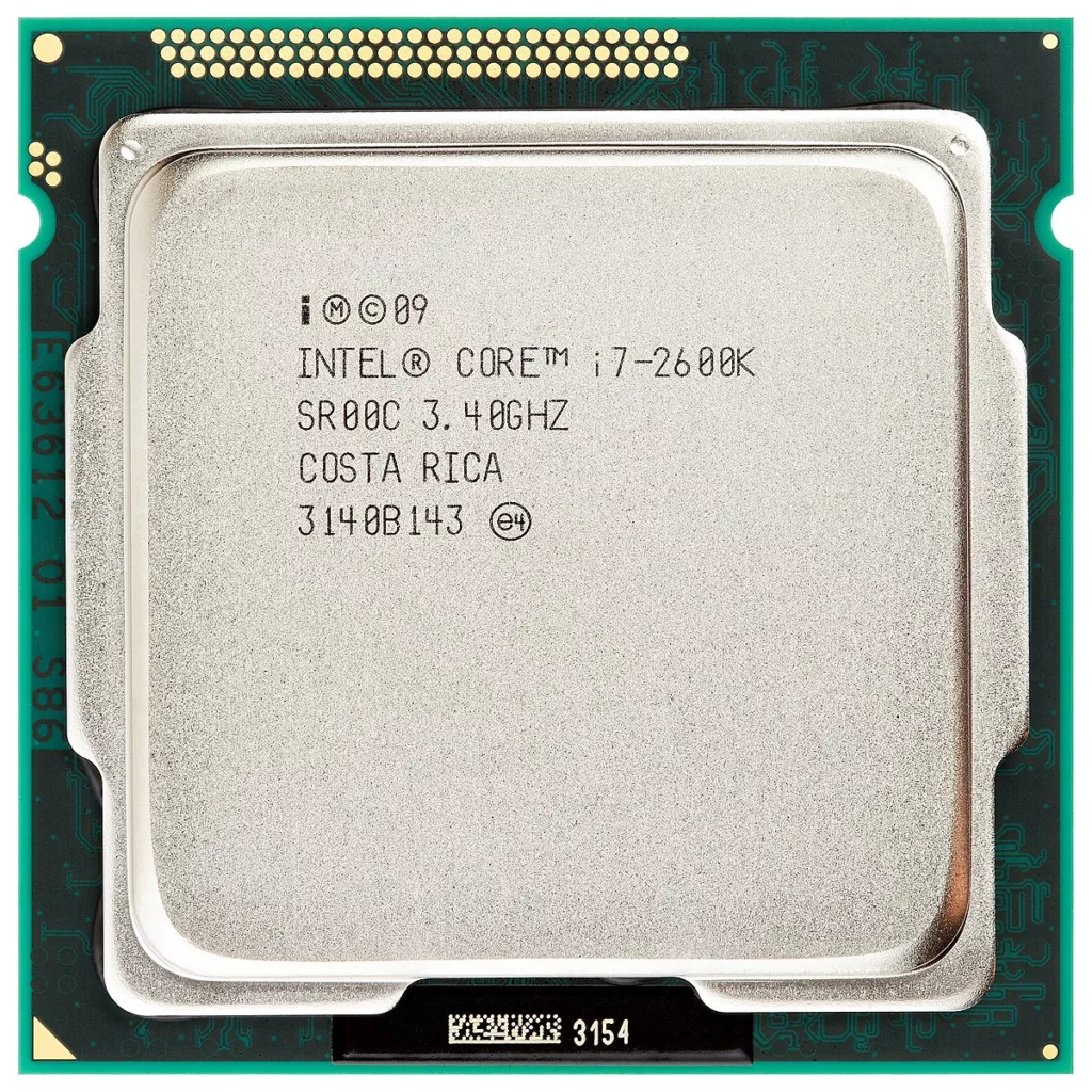 پردازنده مرکزی اینتل طرح Sandy Bridge مدل Core i7-2600K Tray