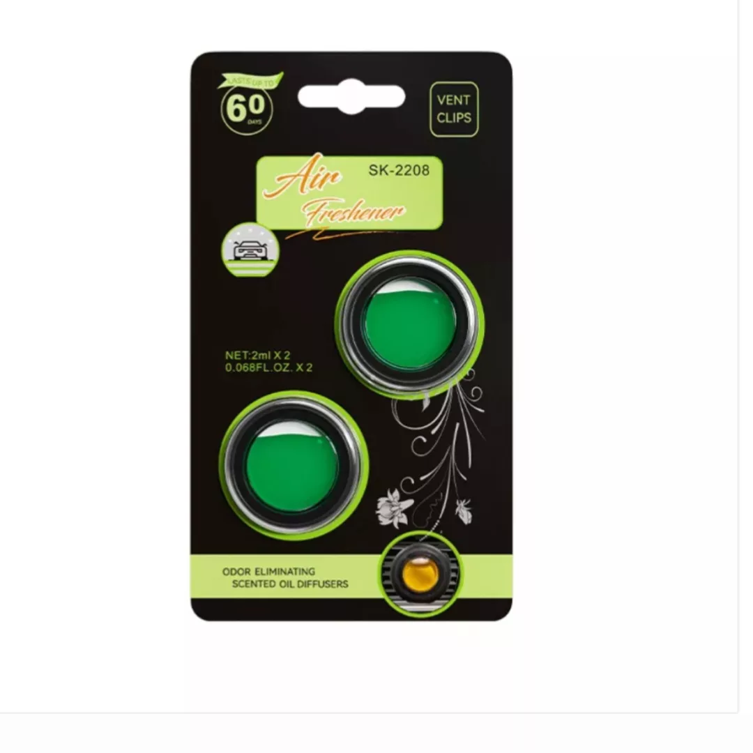 خوشبوکننده خودرو ایر فرش مدل ونت دریچه کولری  با رایحه سیب سبز حجم 4 ml میلی‌لیتر