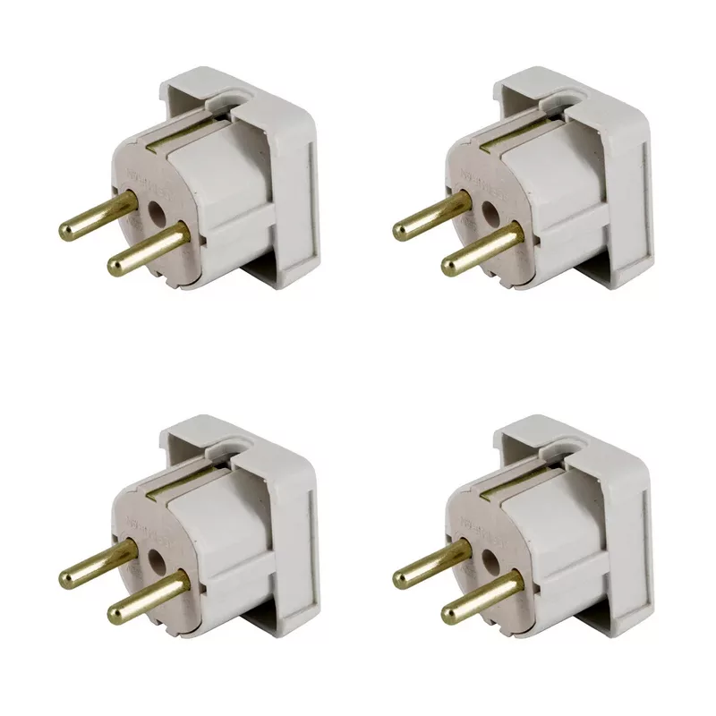 دوشاخه برق نور مدل G-MA بسته 4 عددی