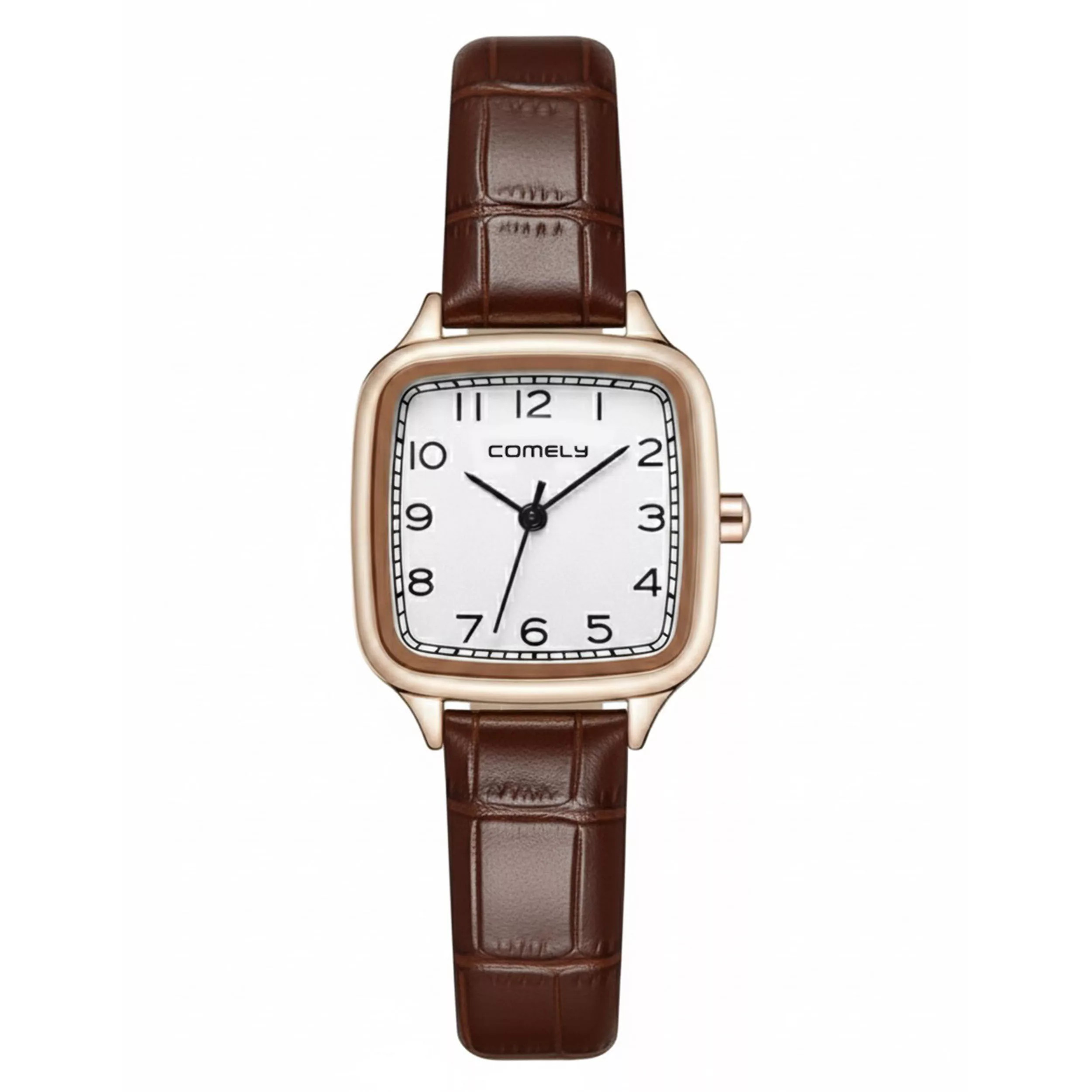 ساعت مچی عقربه‌ای کوارتز زنانه کملی مدل کلاسیک مربع 110D