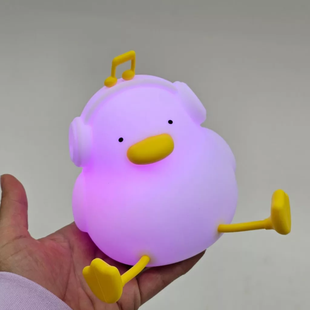 چراغ خواب کودک ناب سل مدل اردک هدفون دار بامزه شارژی سیلیکونی