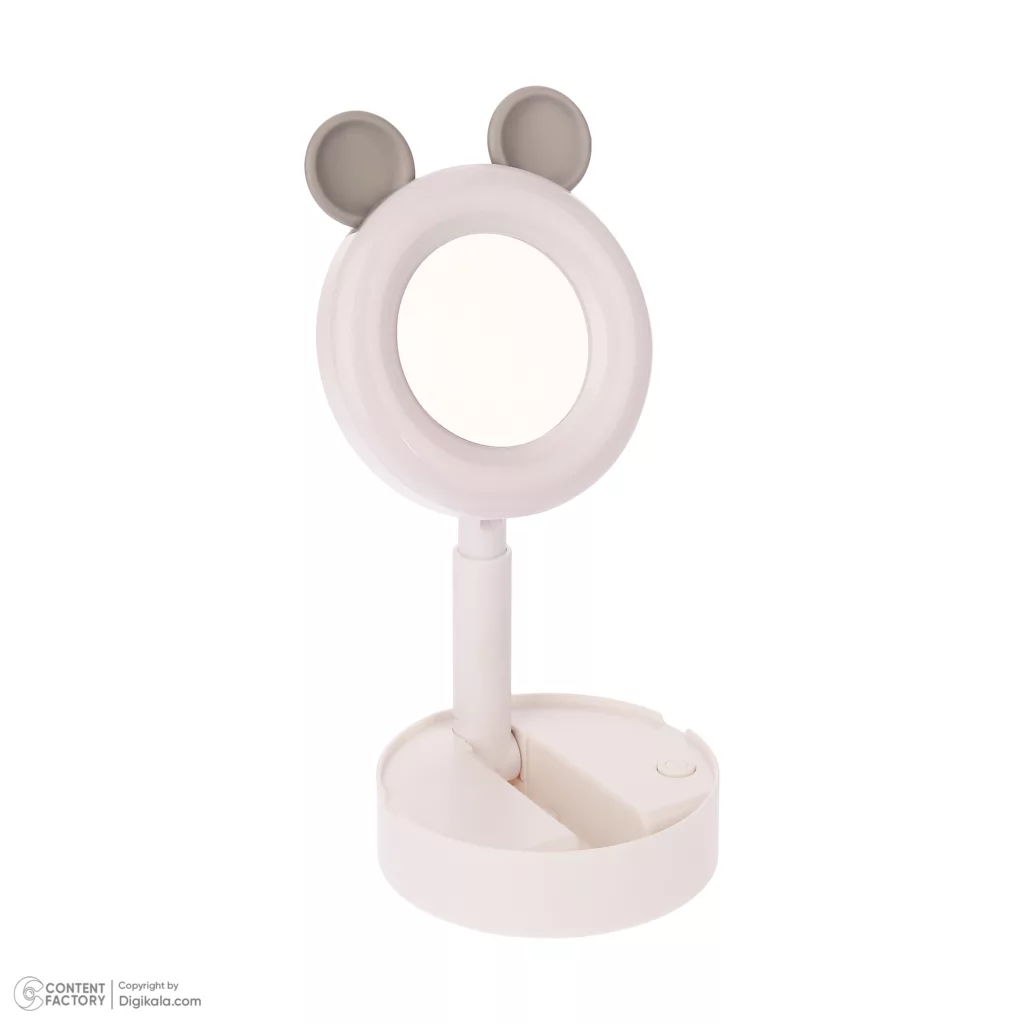 آینه آرایشی رینگ‌لایت‌دار مدل NO.0838-4