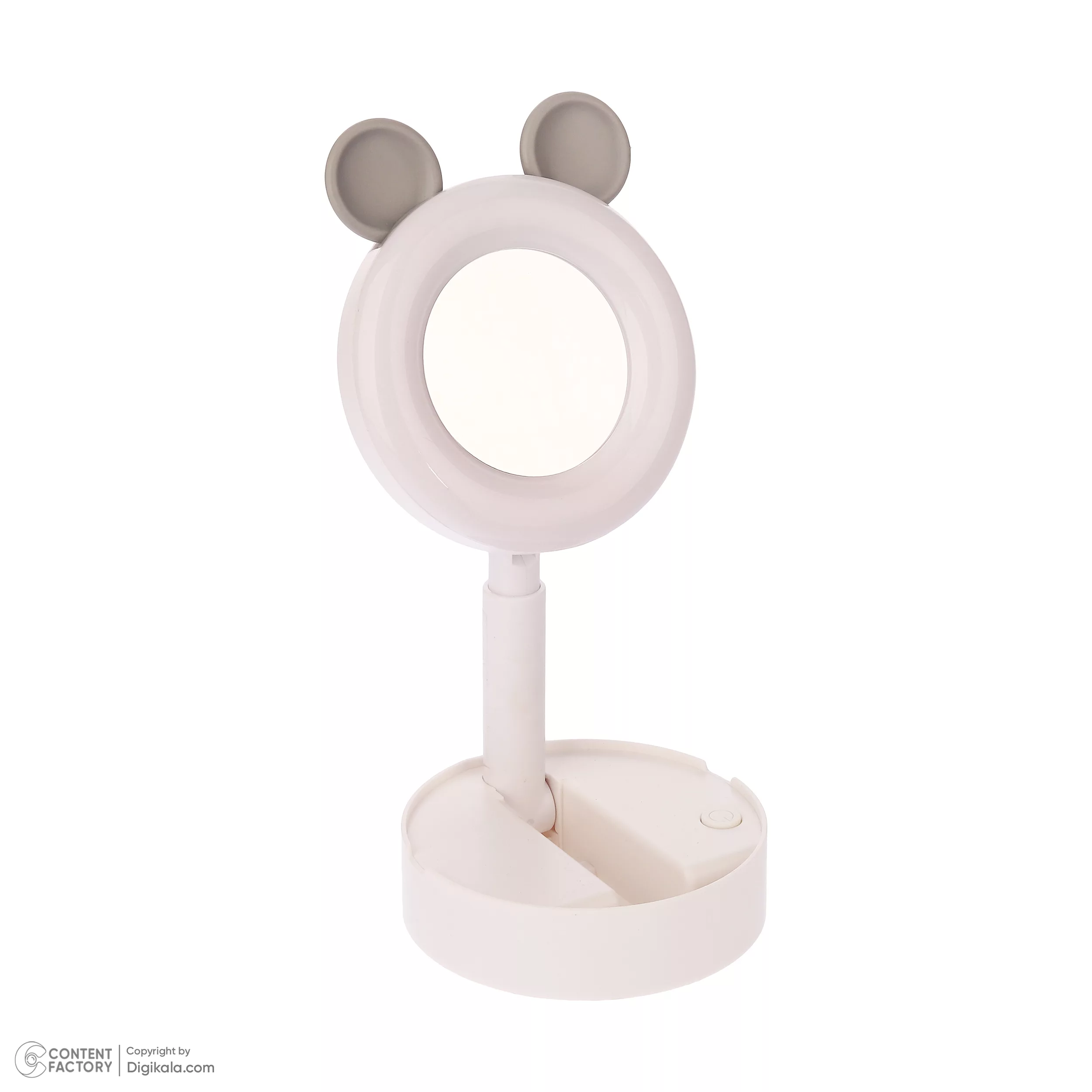 آینه آرایشی رینگ‌لایت‌دار مدل NO.0838-4