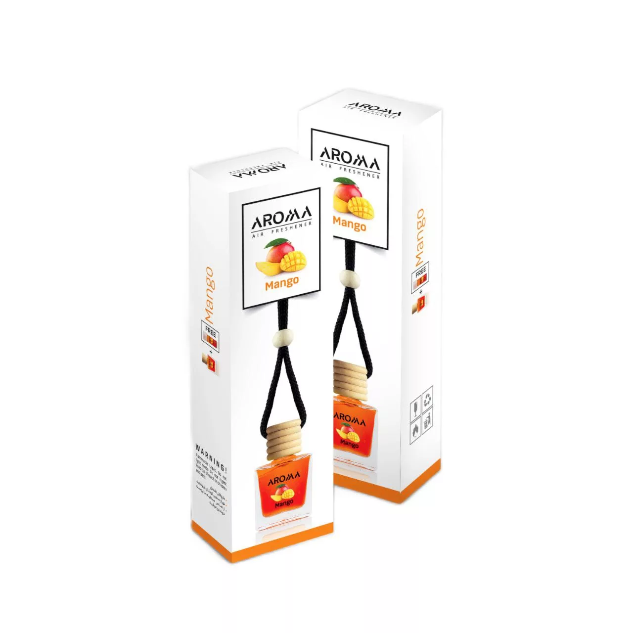 خوشبوکننده خودرو آروما مدل انبه حجم 10 میلی لیتر