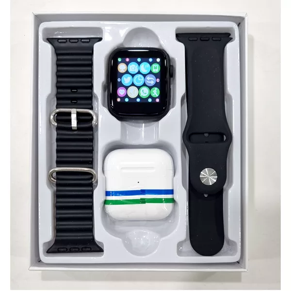 ساعت هوشمند مدل w26 pro max watch plus به همراه هندزفری بلوتوثی