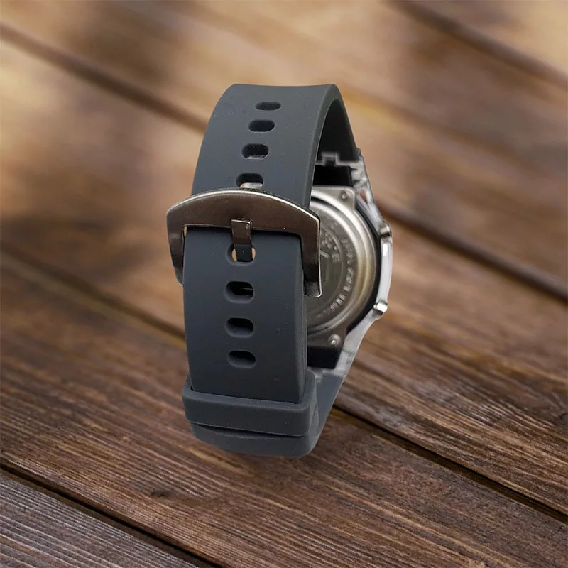 ساعت مچی عقربه‌ای کوارتز مدل دو زمانه کرنومتر دار موتور پمپی کد GA-2100GR.Y