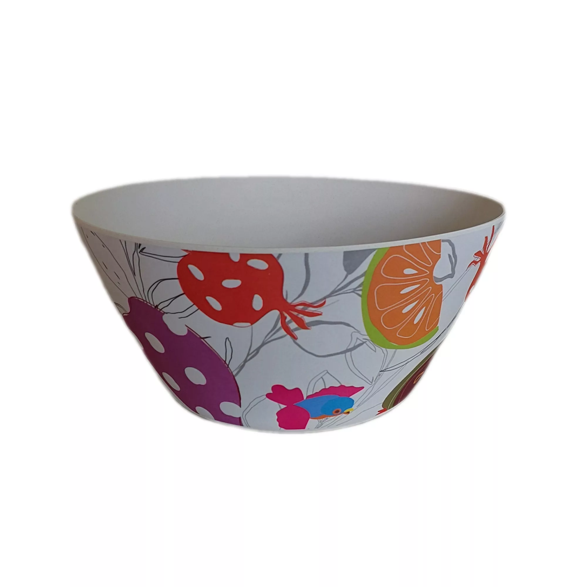 سرویس غذاخوری 7 پارچه مدل بامبو فایبر طرح میوه