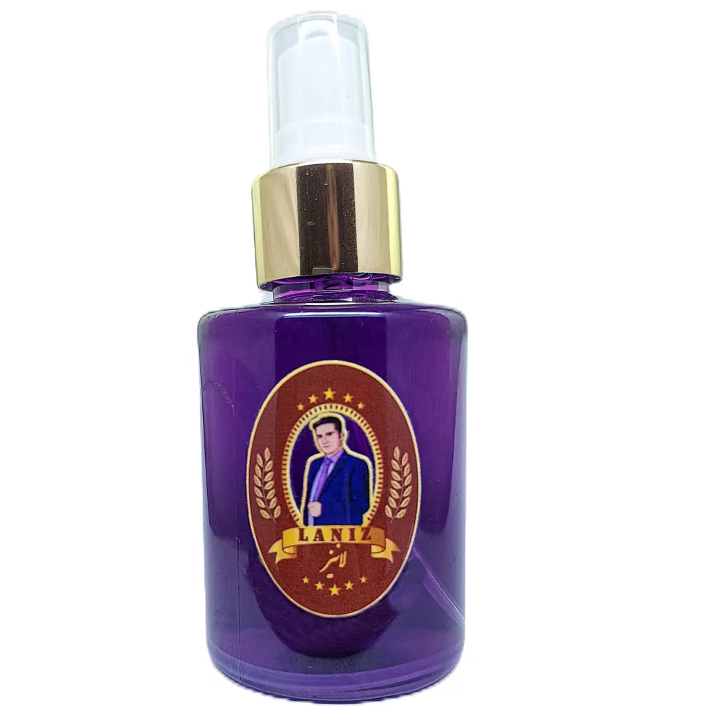 اسپری خوشبوکننده خودرو لانیز مدل افشانه الماس با رایحه گل استکانی حجم 120 میلی‌لیتر