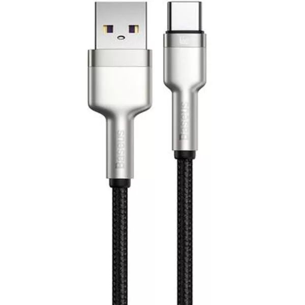 کابل تبدیل USB به USB-C باسئوس مدل CAKF HIGH CURRENT 66W طول 1 متر
