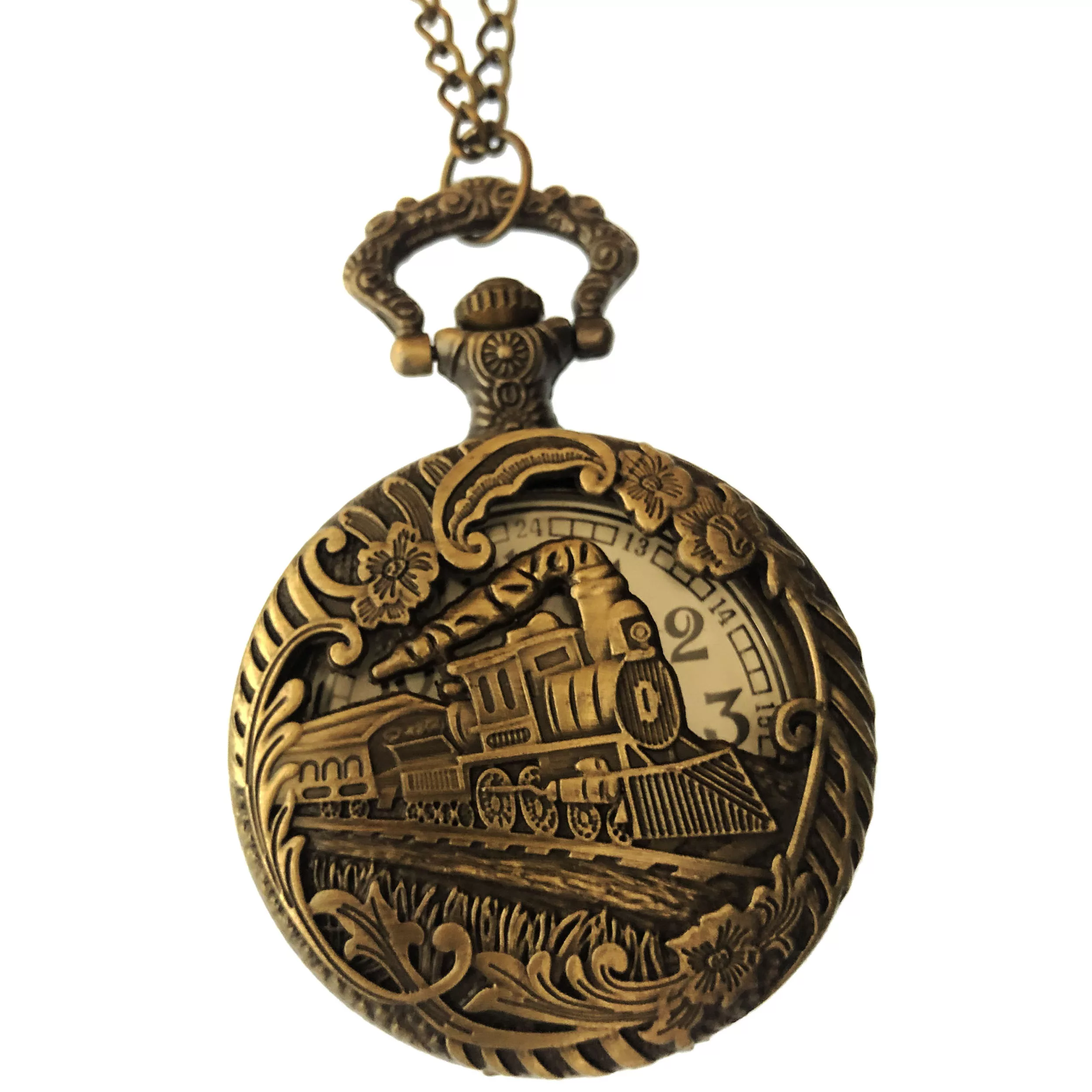 ساعت گردنبندی عقربه ای مدل TRAIN-1