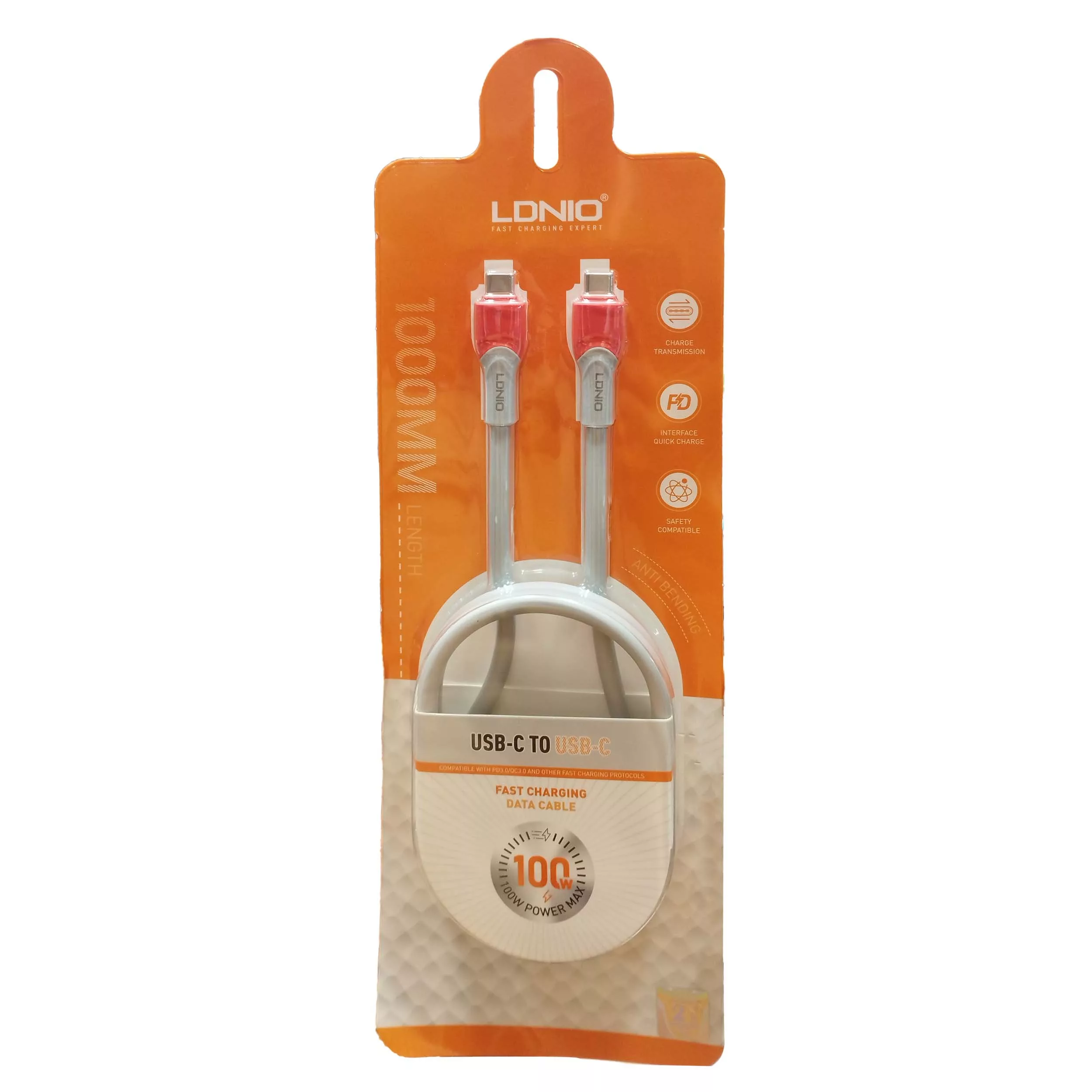 کابل  USB-C الدینیو مدل LC601c طول 1 متر