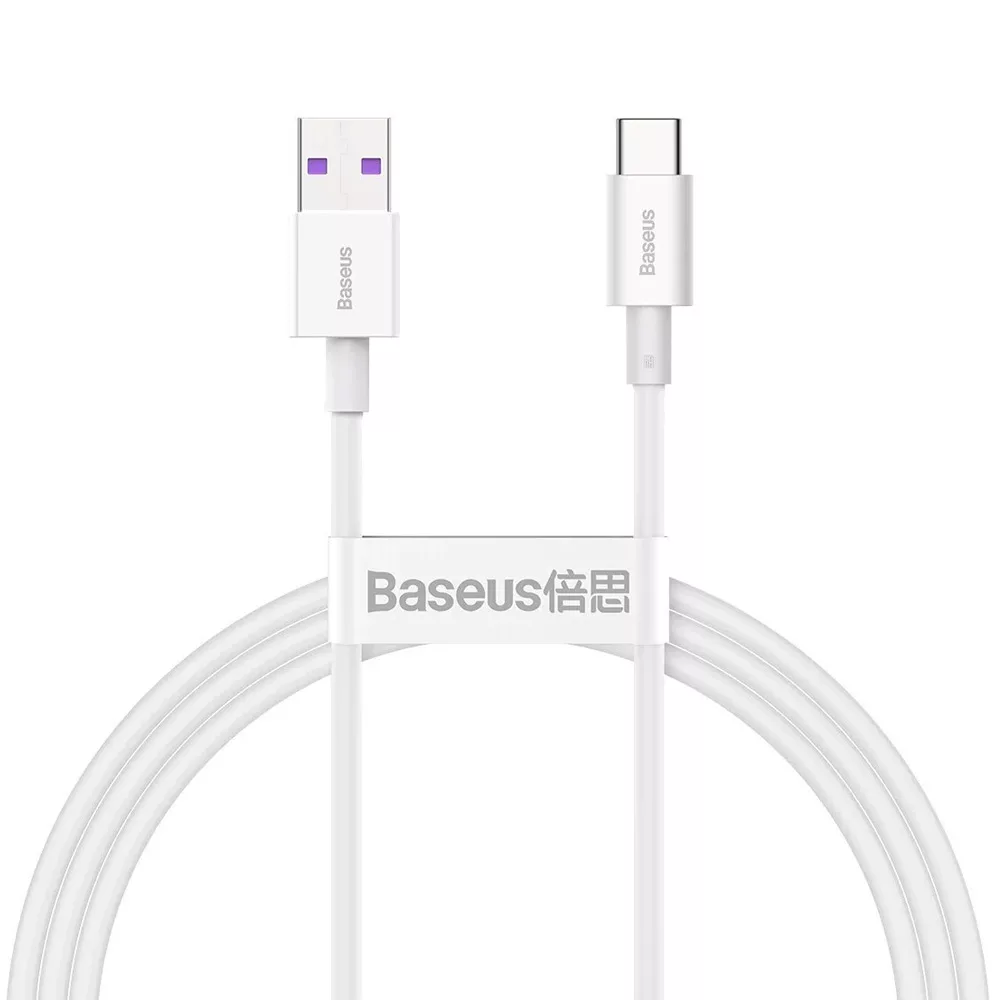 کابل USB به USB-C باسئوس مدل Superior Series Fast Charging (6A 66W) طول 1 متر