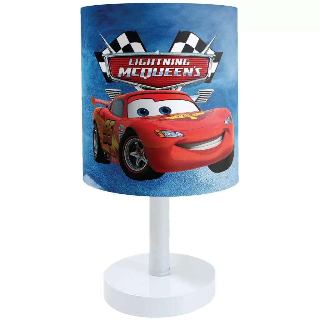 آباژور رومیزی کودک طرح مک کویین مدل BS-022