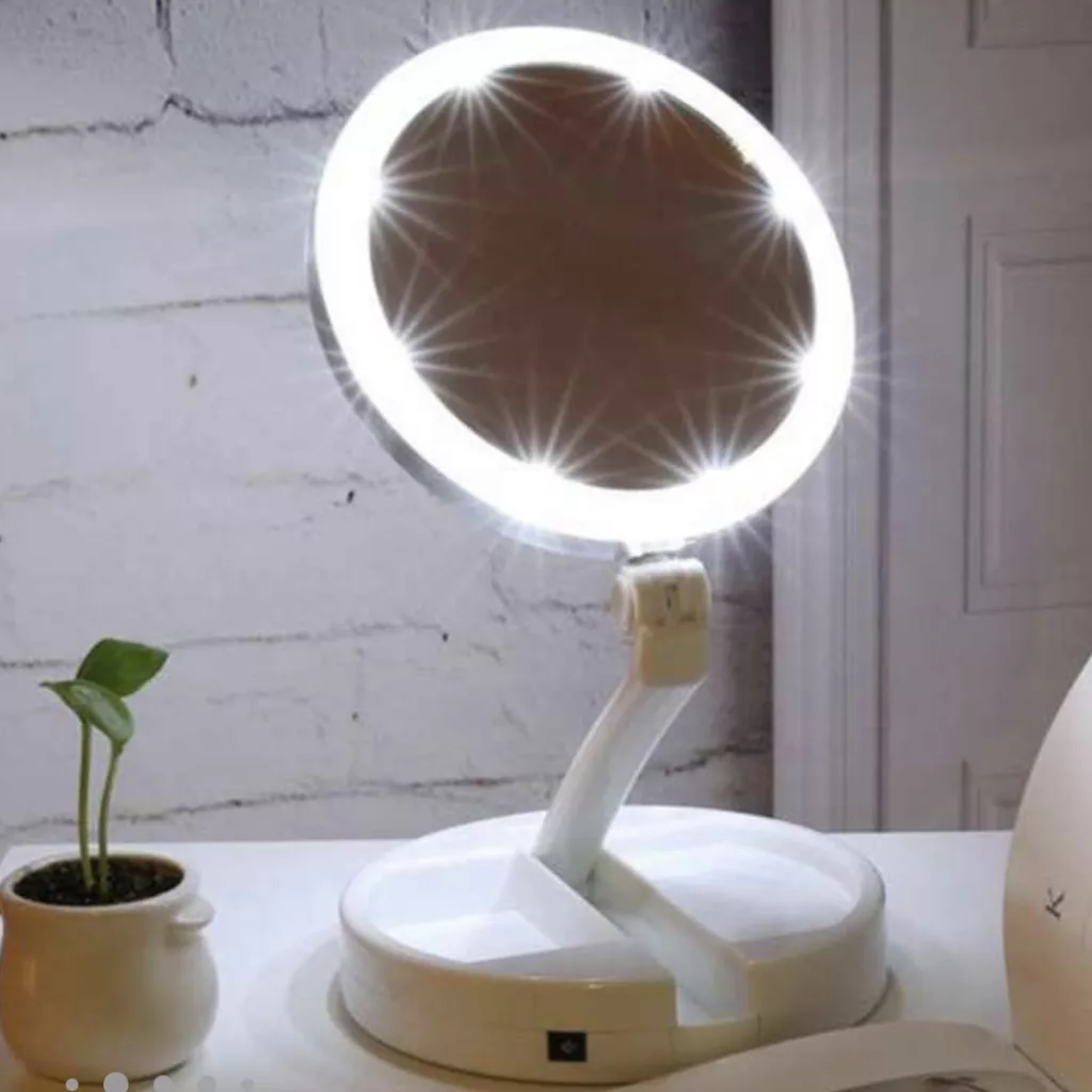 رینگ لایت و آینه آرایشی کد 001