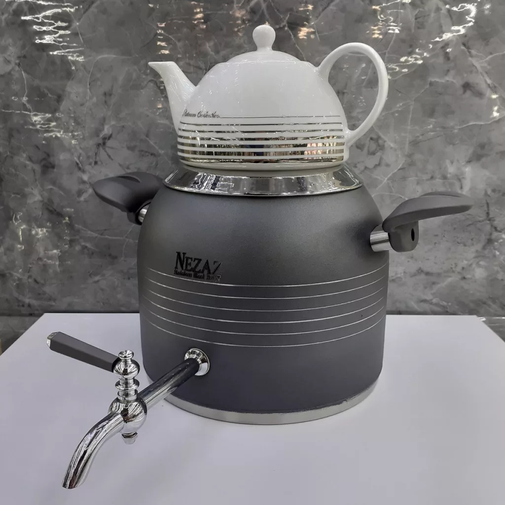 ست کتری و قوری نزاز مدل قالب ترک