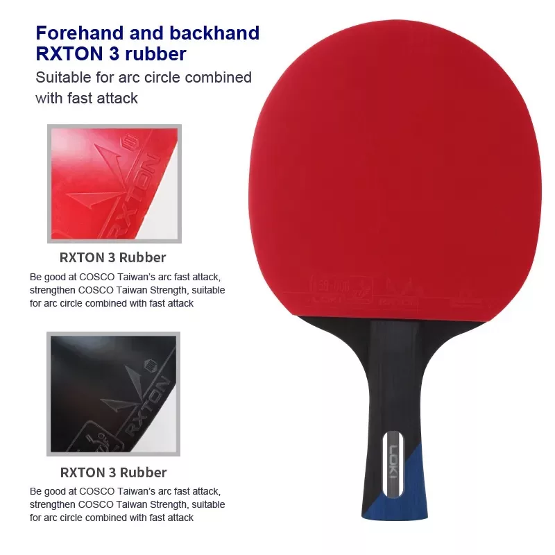 راکت پینگ پنگ لوکی مدل 4.0 STAR CARBON