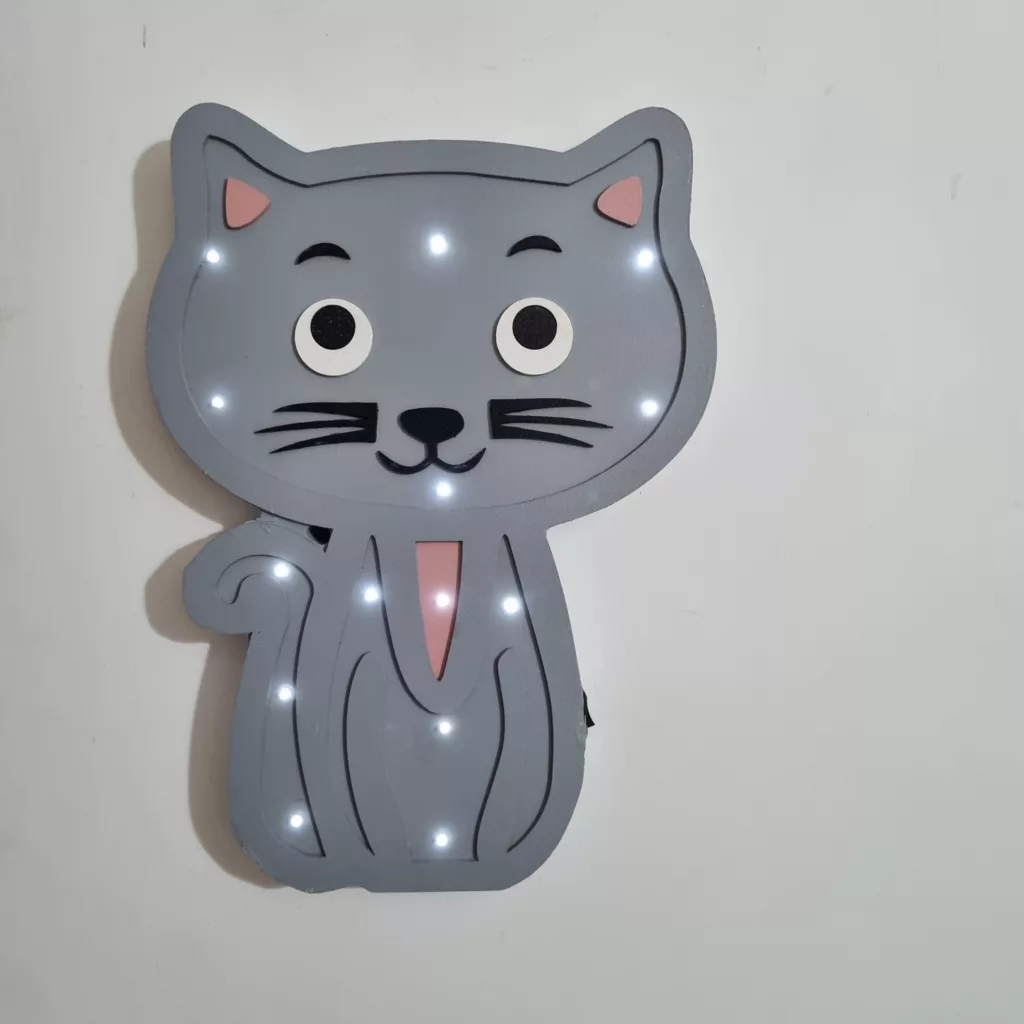 چراغ خواب اتاق کودک مدل گربه