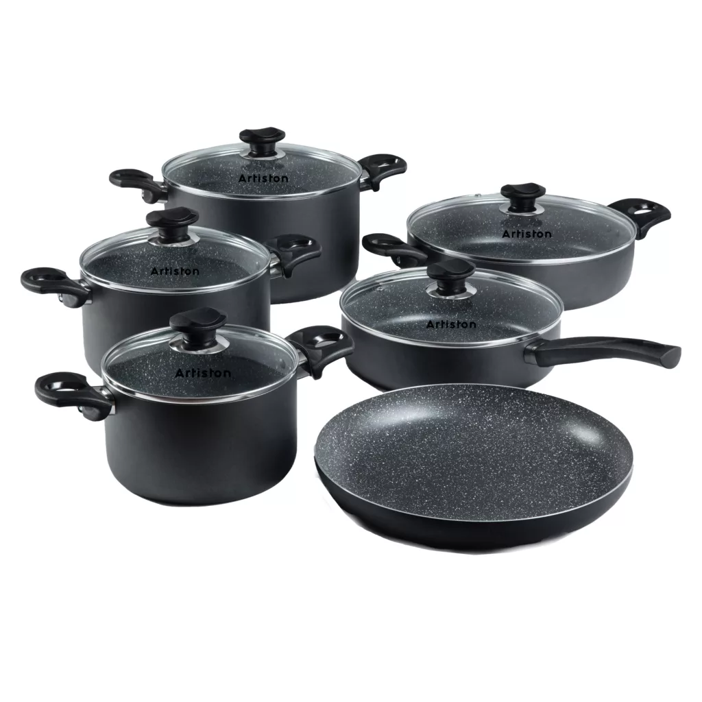 سرویس قابلمه و تابه تفلون 11 پارچه آرتیستون صنعت مدل 1116