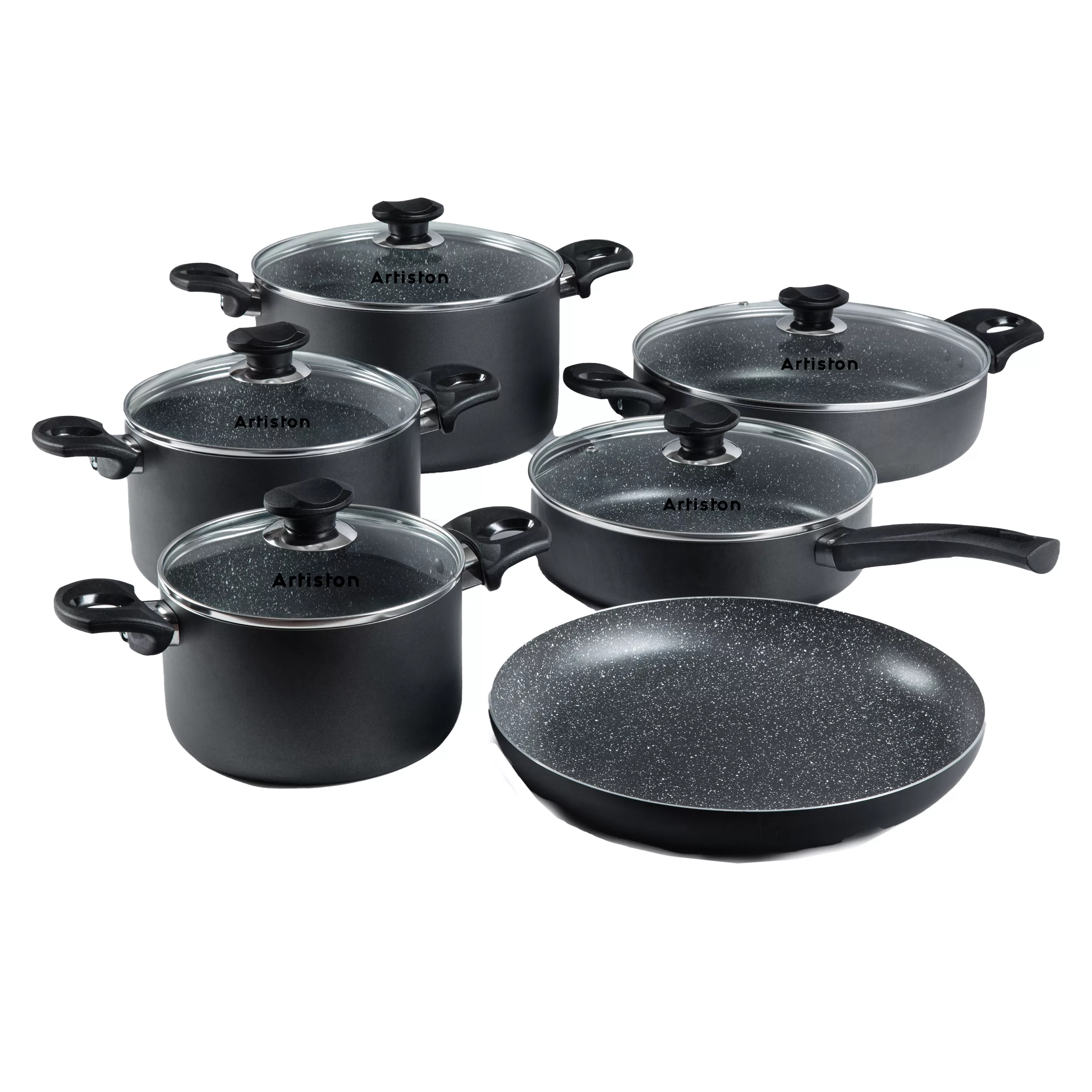 سرویس قابلمه و تابه تفلون 11 پارچه آرتیستون صنعت مدل 1116