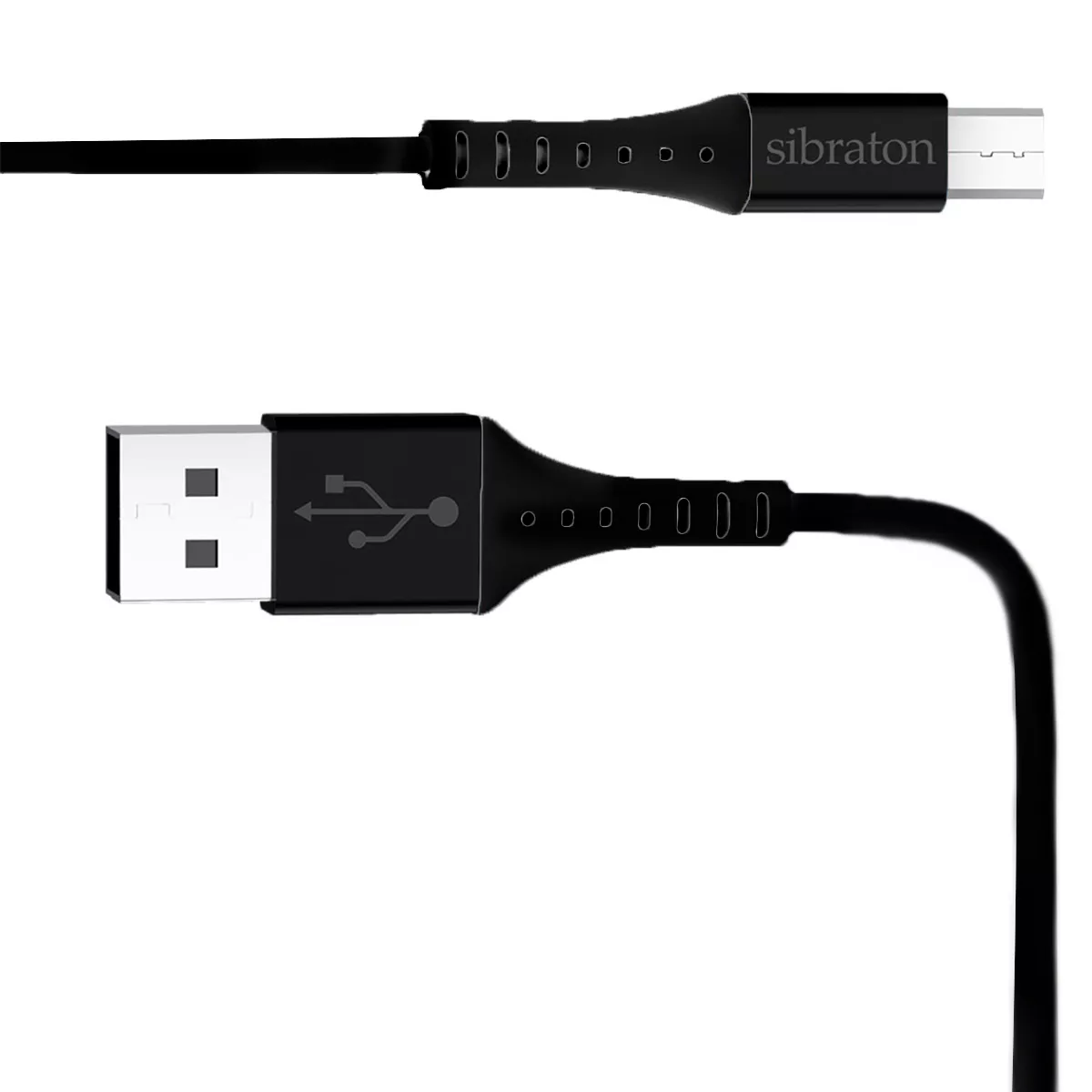 کابل تبدیل USB به microUSB سیبراتون مدل S225A  طول 1.1 متر