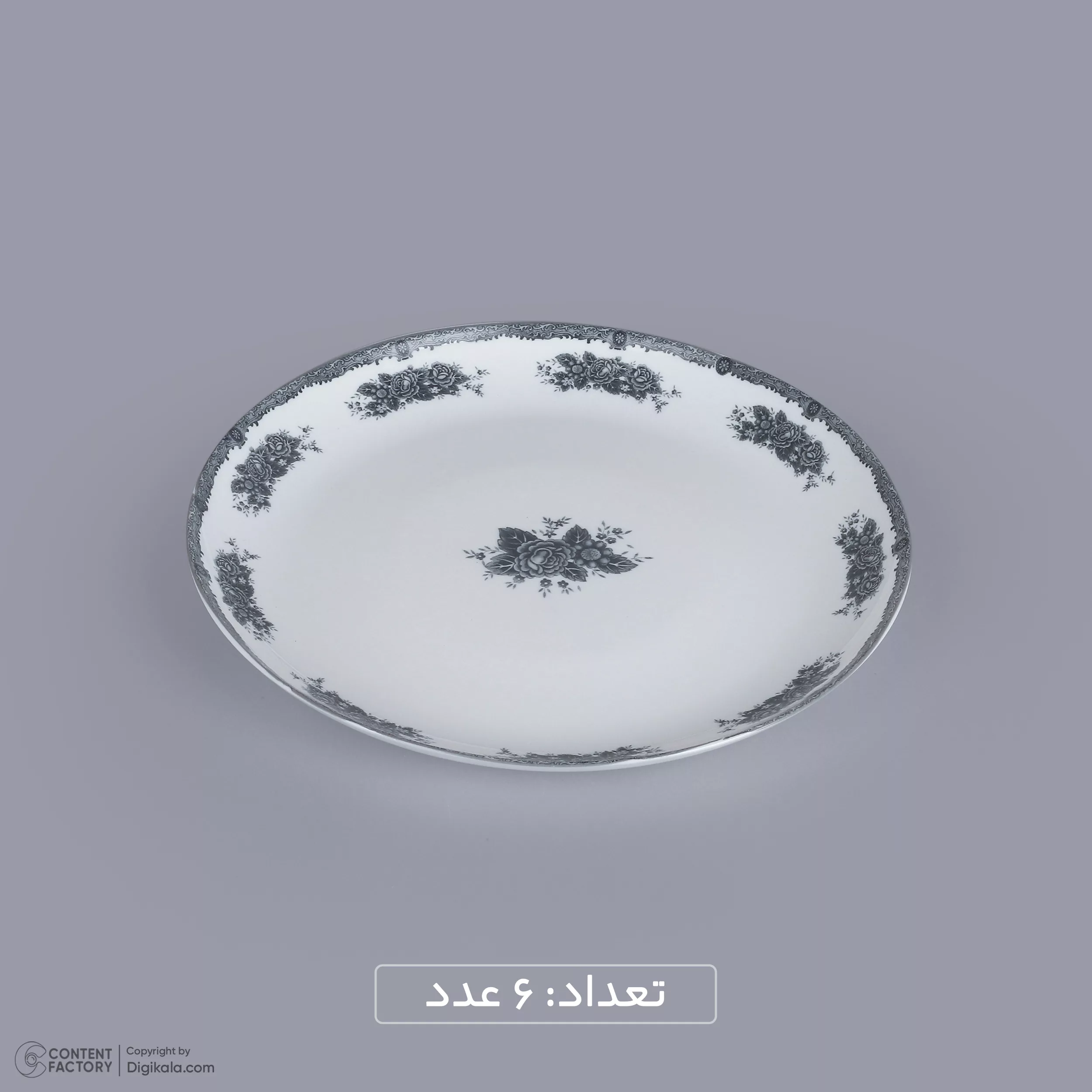 سرویس غذاخوری 26 پارچه 6 نفره گلدن اوپال مدل دیوالی طرح ونیز