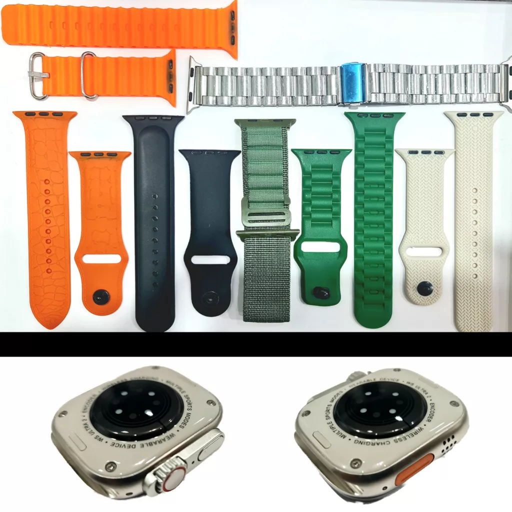 ساعت هوشمند ۴۹ میلی متری ویسمی مدل ws85 ultera3 بند فلزی به همراه شارژر دیواری