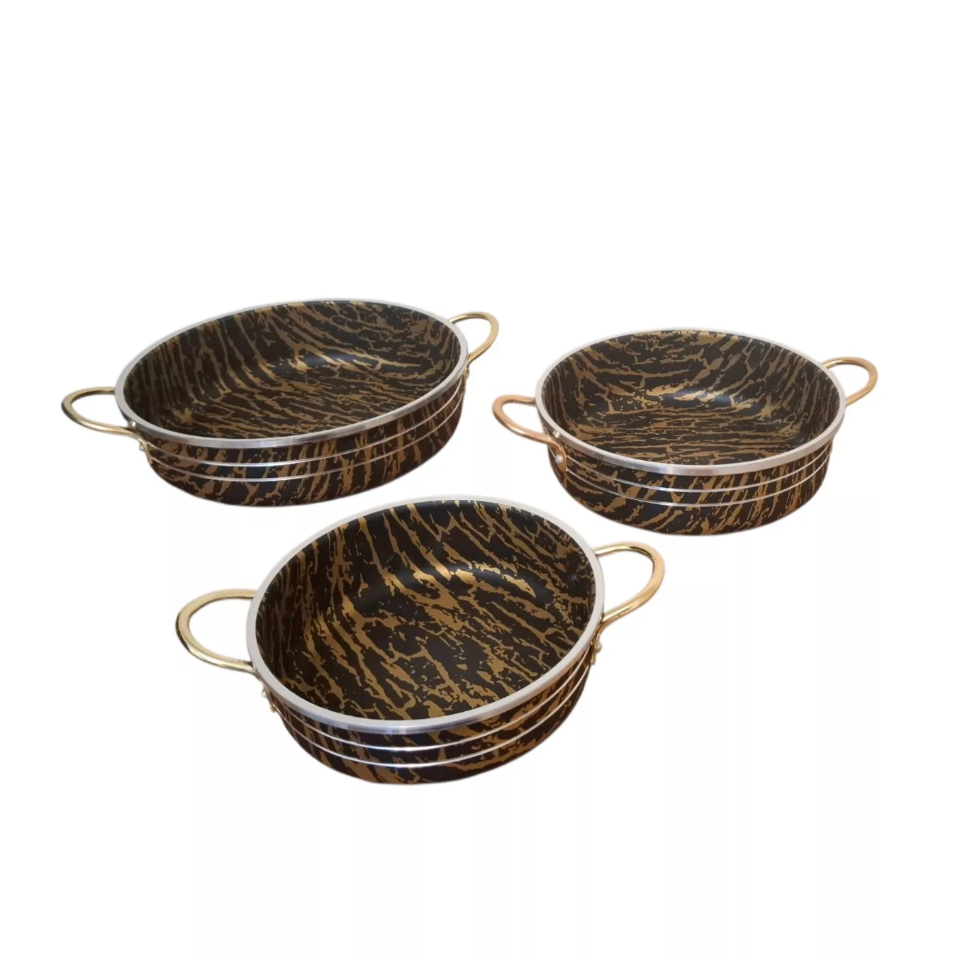 سرویس تابه گرانیتی 3 پارچه مدل ماربل