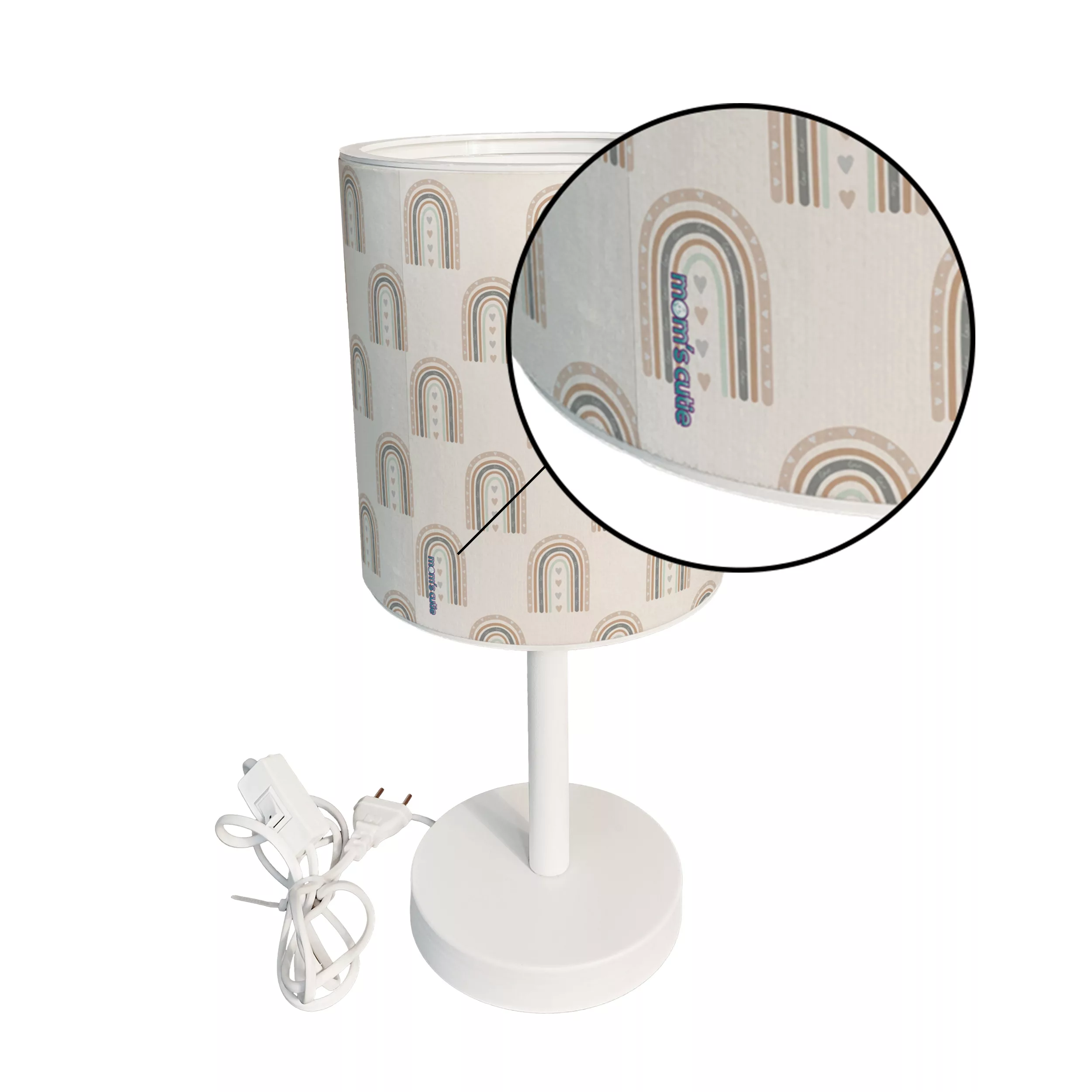 آباژور رومیزی کودک مامز کیوتی مدل A88 رنگین کمان