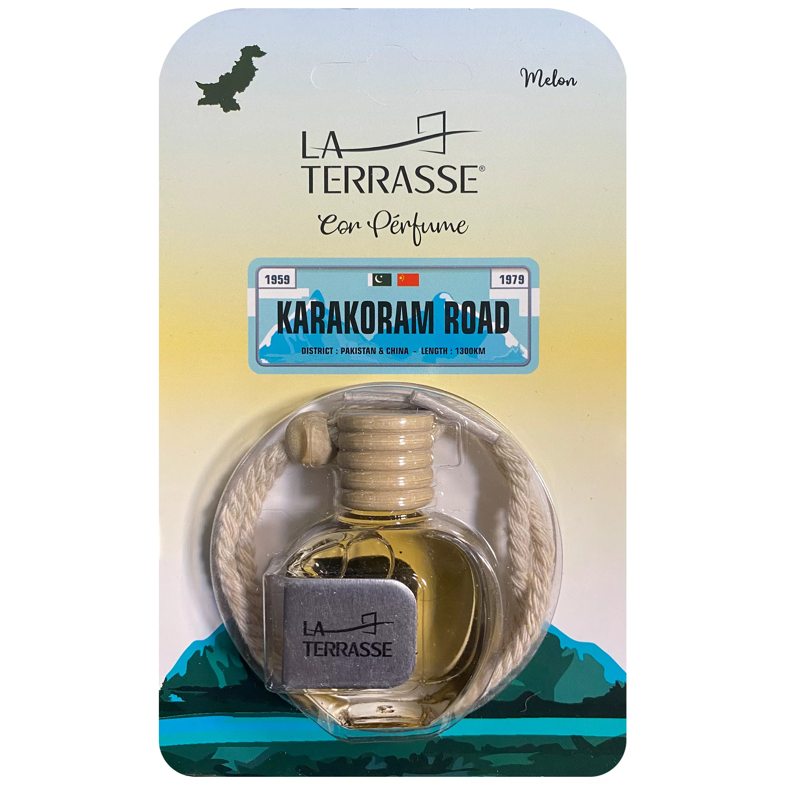 خوشبو کننده خودرو لاتراس مدل طالبی حجم 10 میلی لیتر